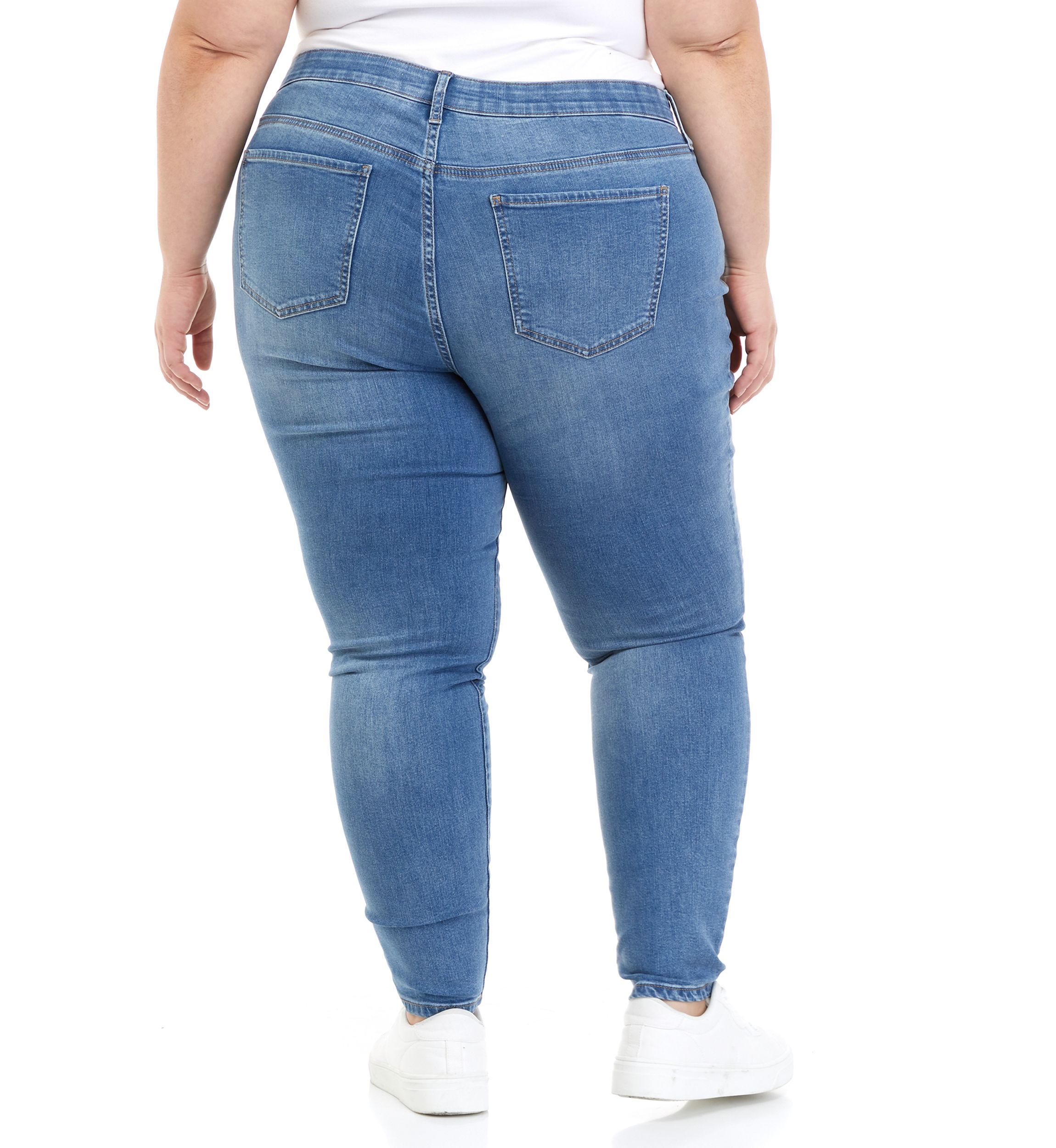 Plus Size Midrise Skinny Jeans