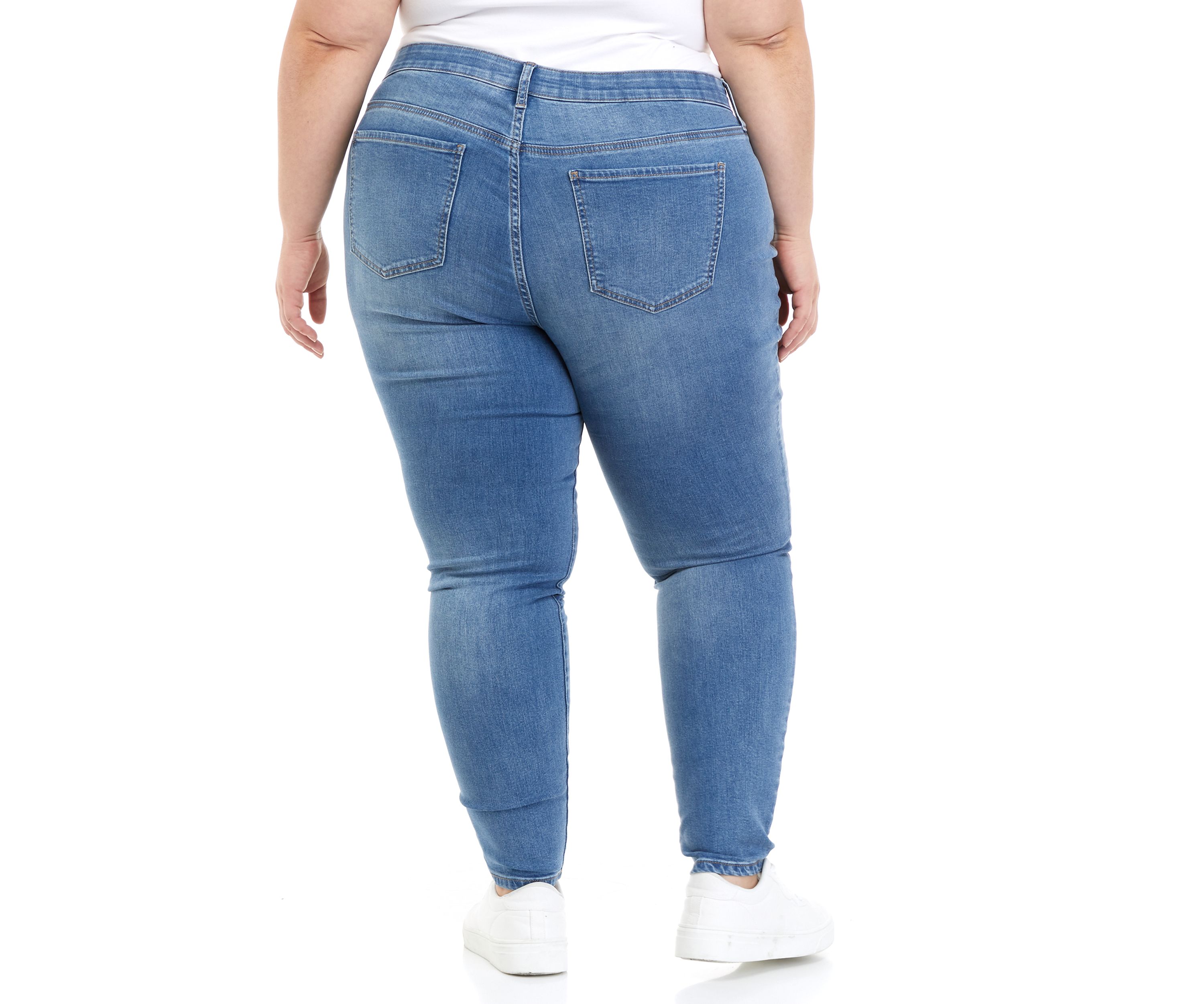 Plus Size Midrise Skinny Jeans