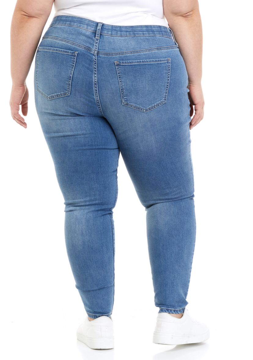 Plus Size Midrise Skinny Jeans