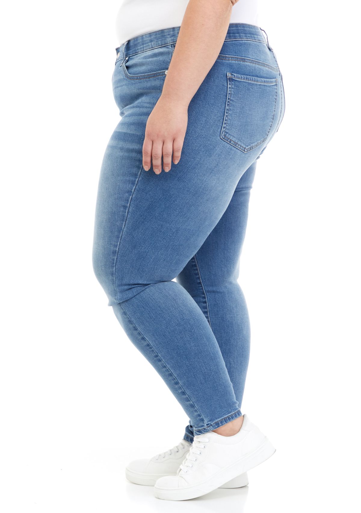 Plus Size Midrise Skinny Jeans