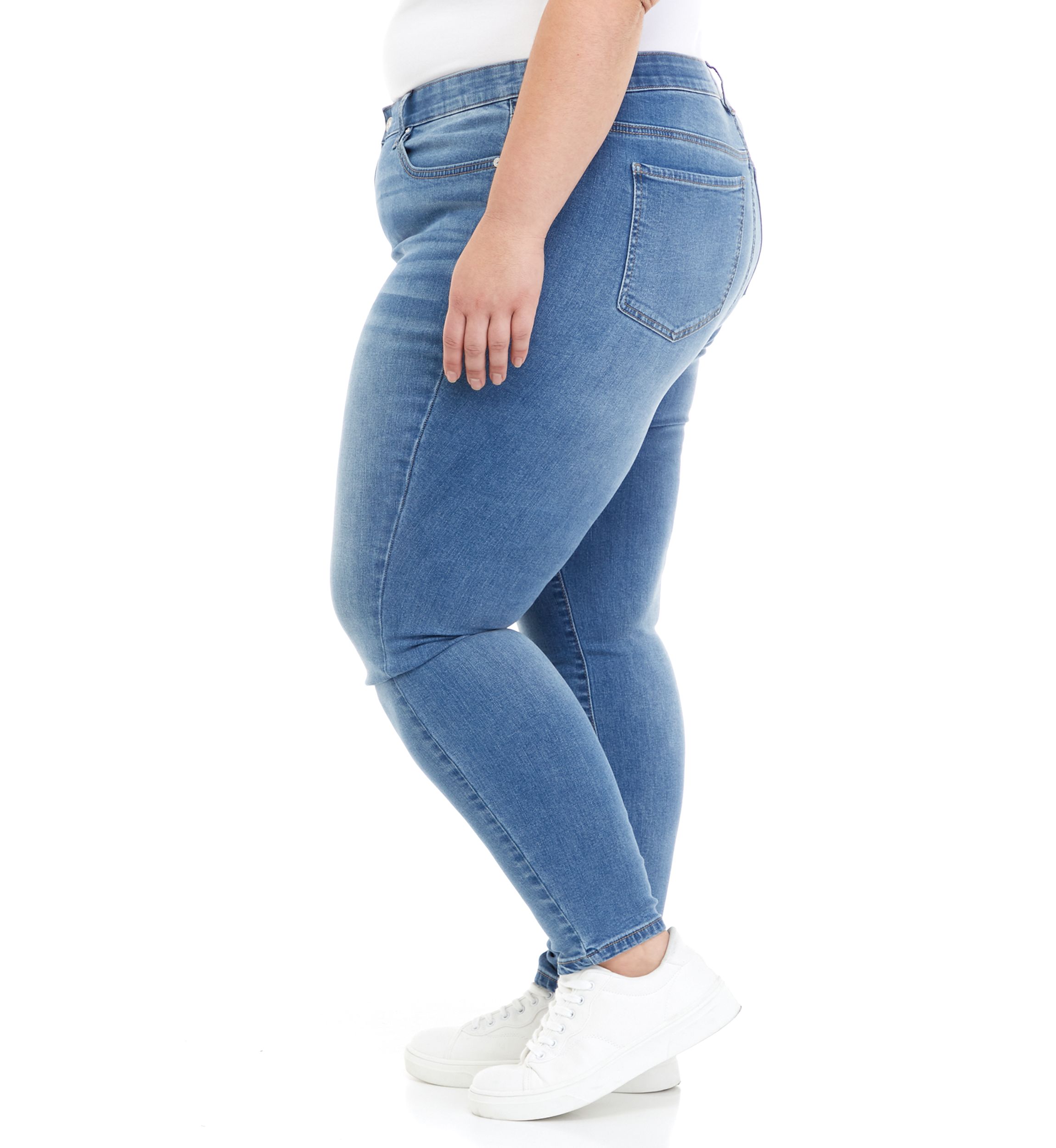 Plus Size Midrise Skinny Jeans