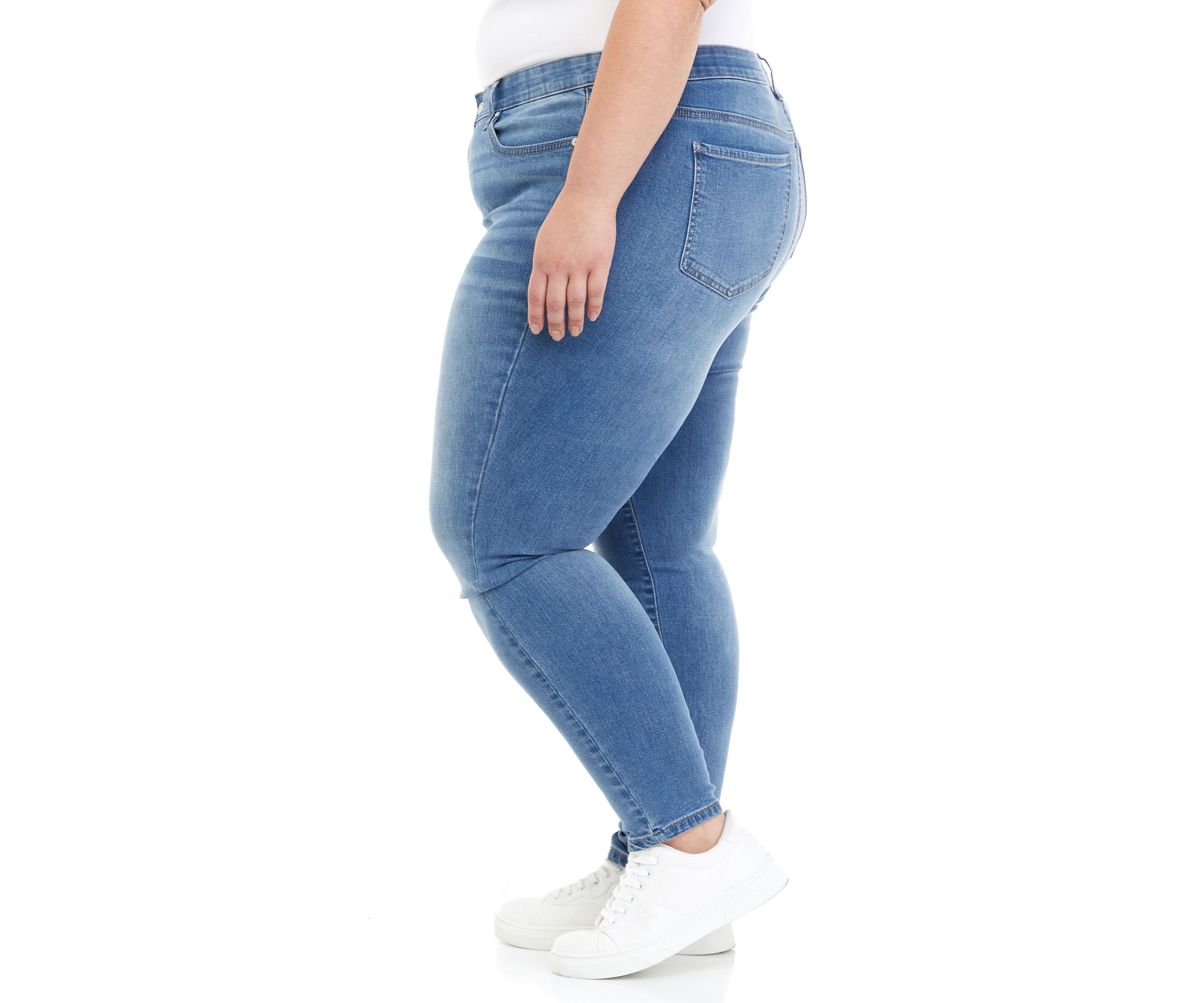 Plus Size Midrise Skinny Jeans