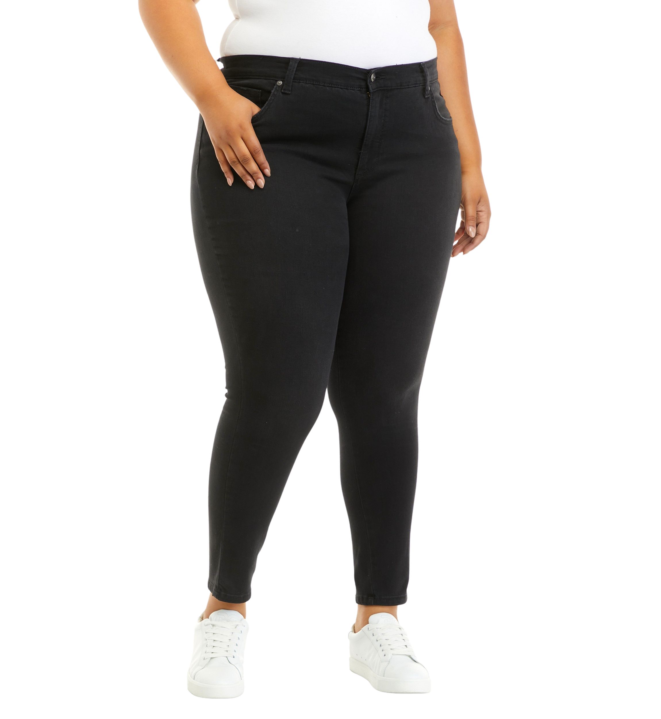 Plus Size Midrise Skinny Jeans