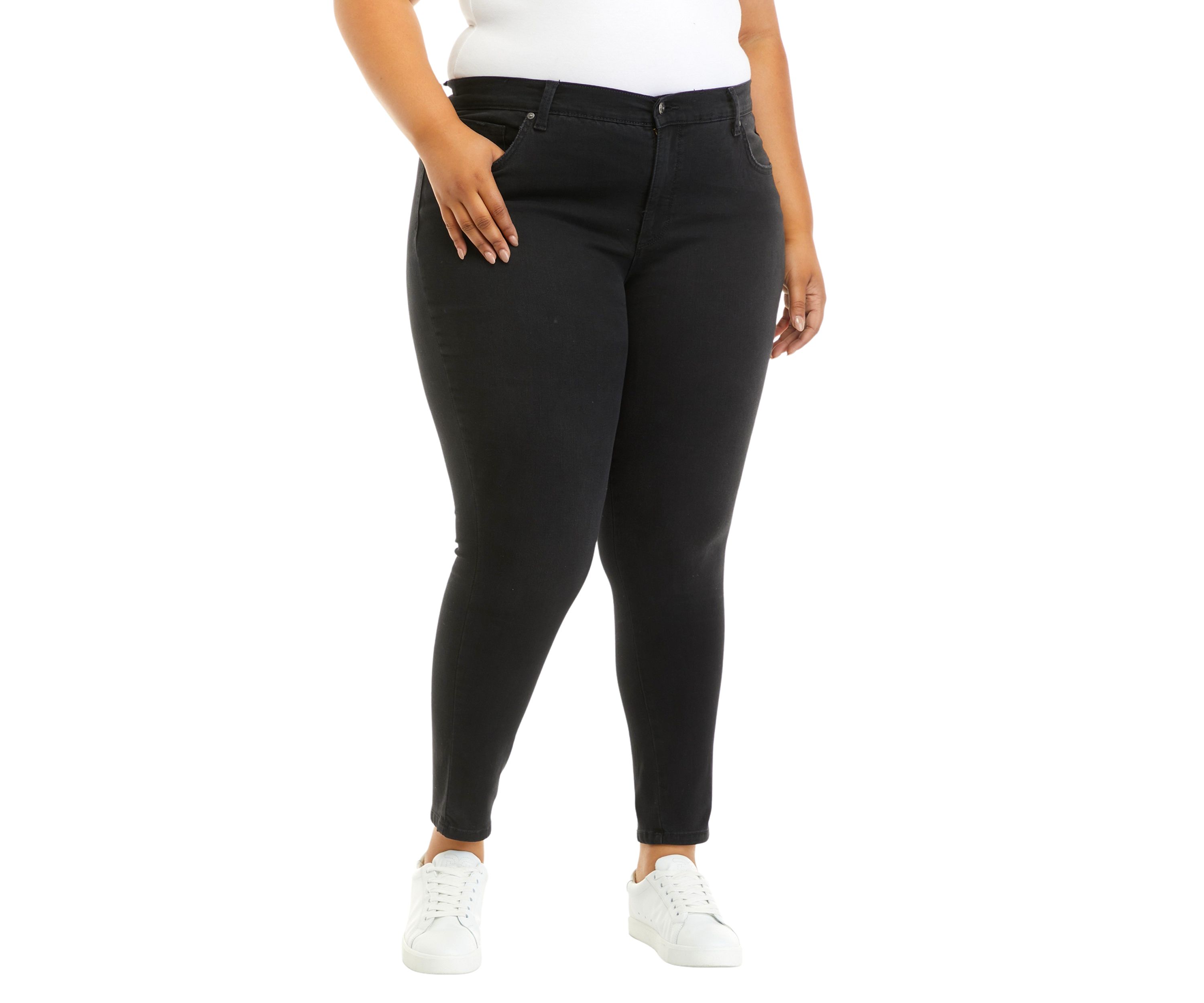 Plus Size Midrise Skinny Jeans