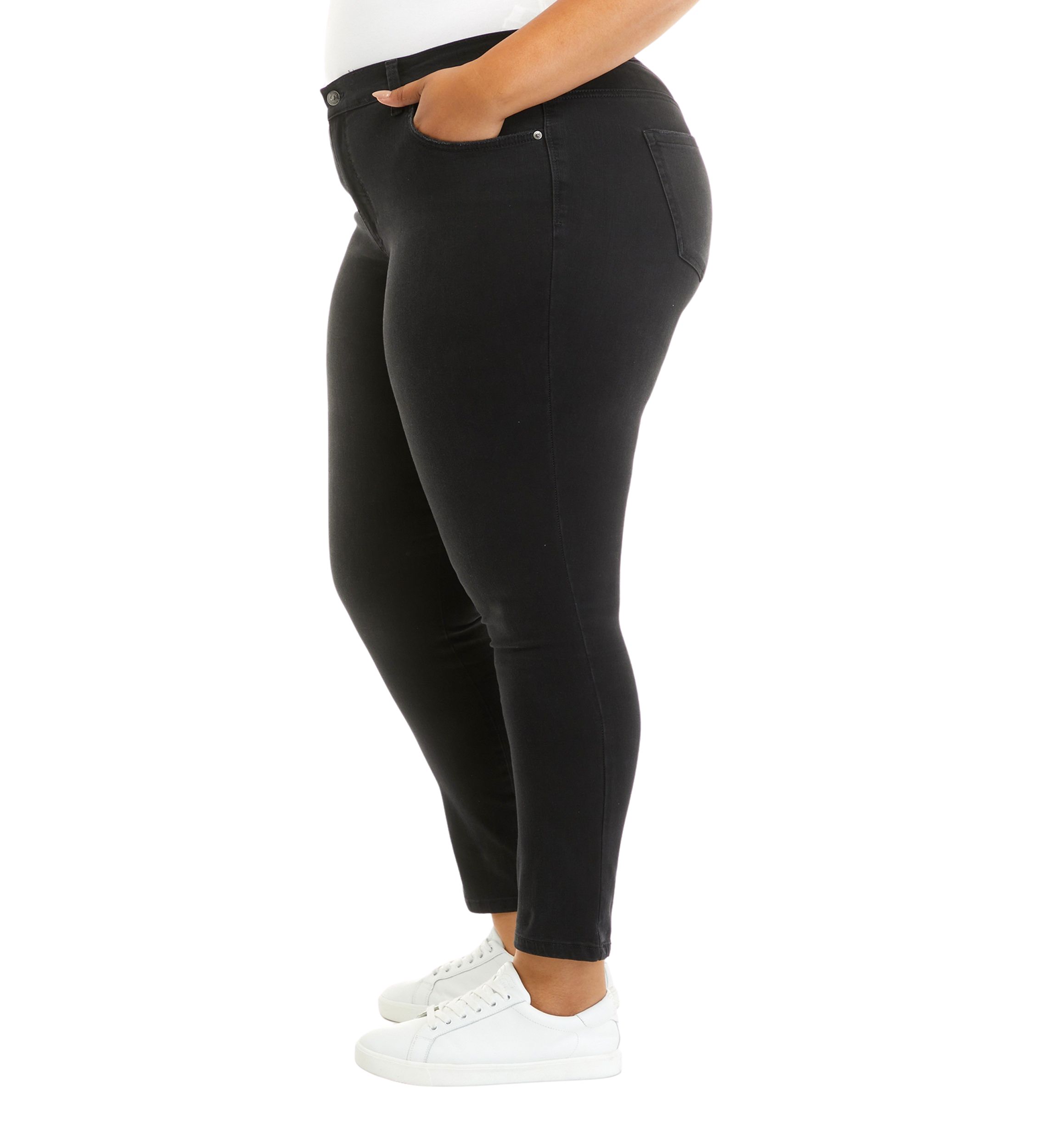 Plus Size Midrise Skinny Jeans