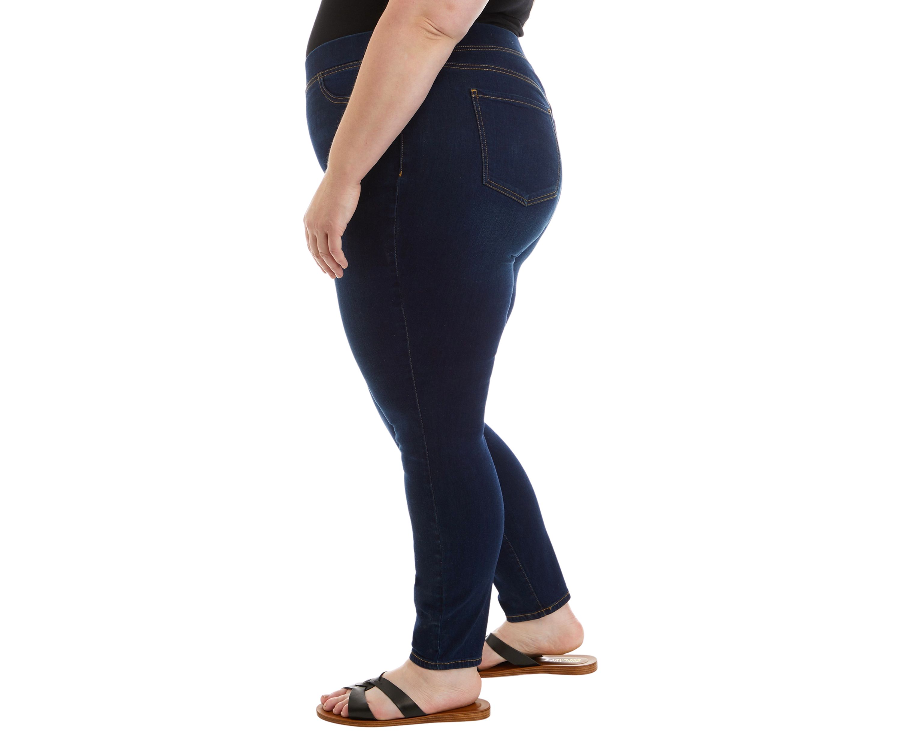 Plus Size Pull On Skinny Jeans 