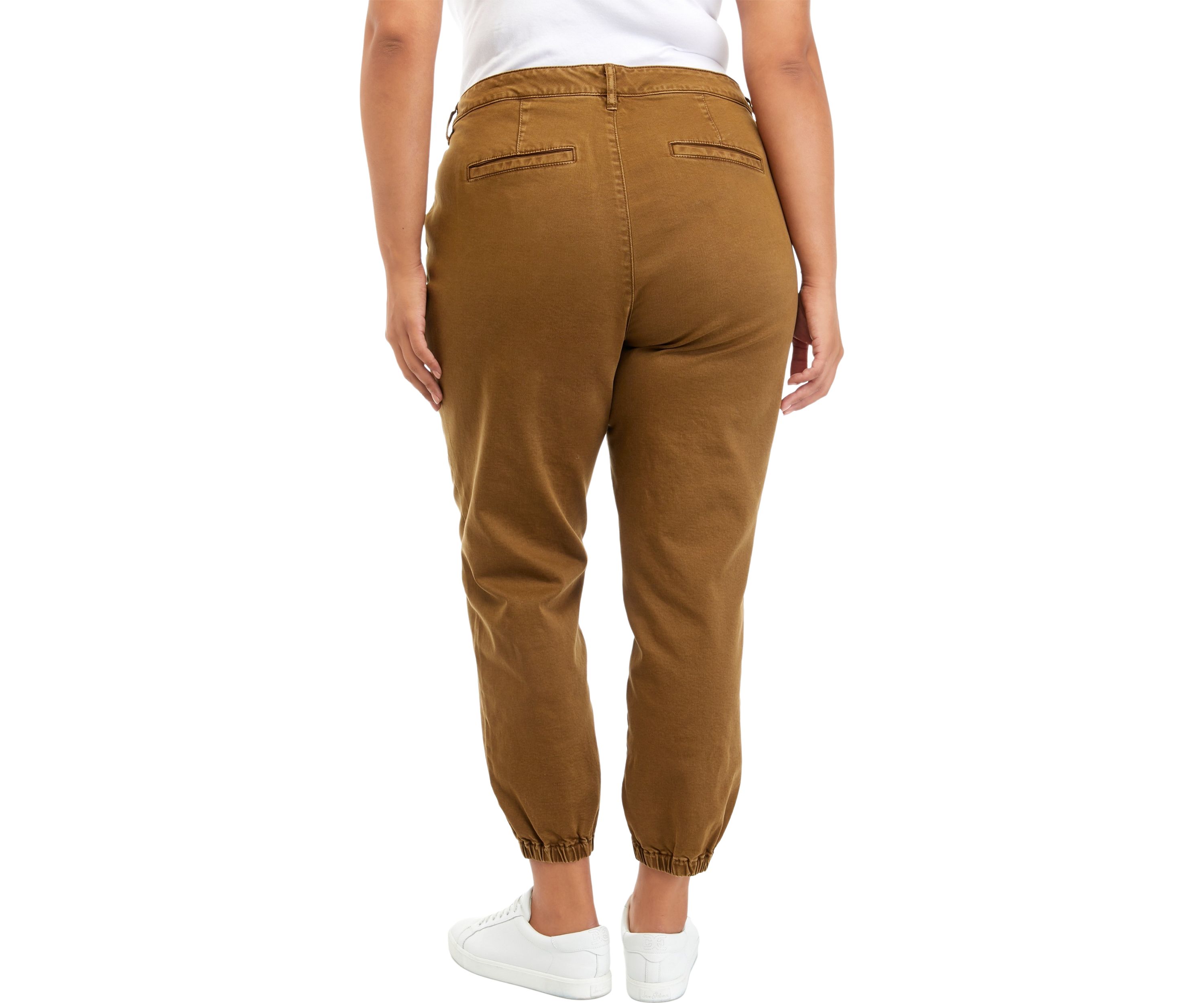 Plus Size Denim Joggers
