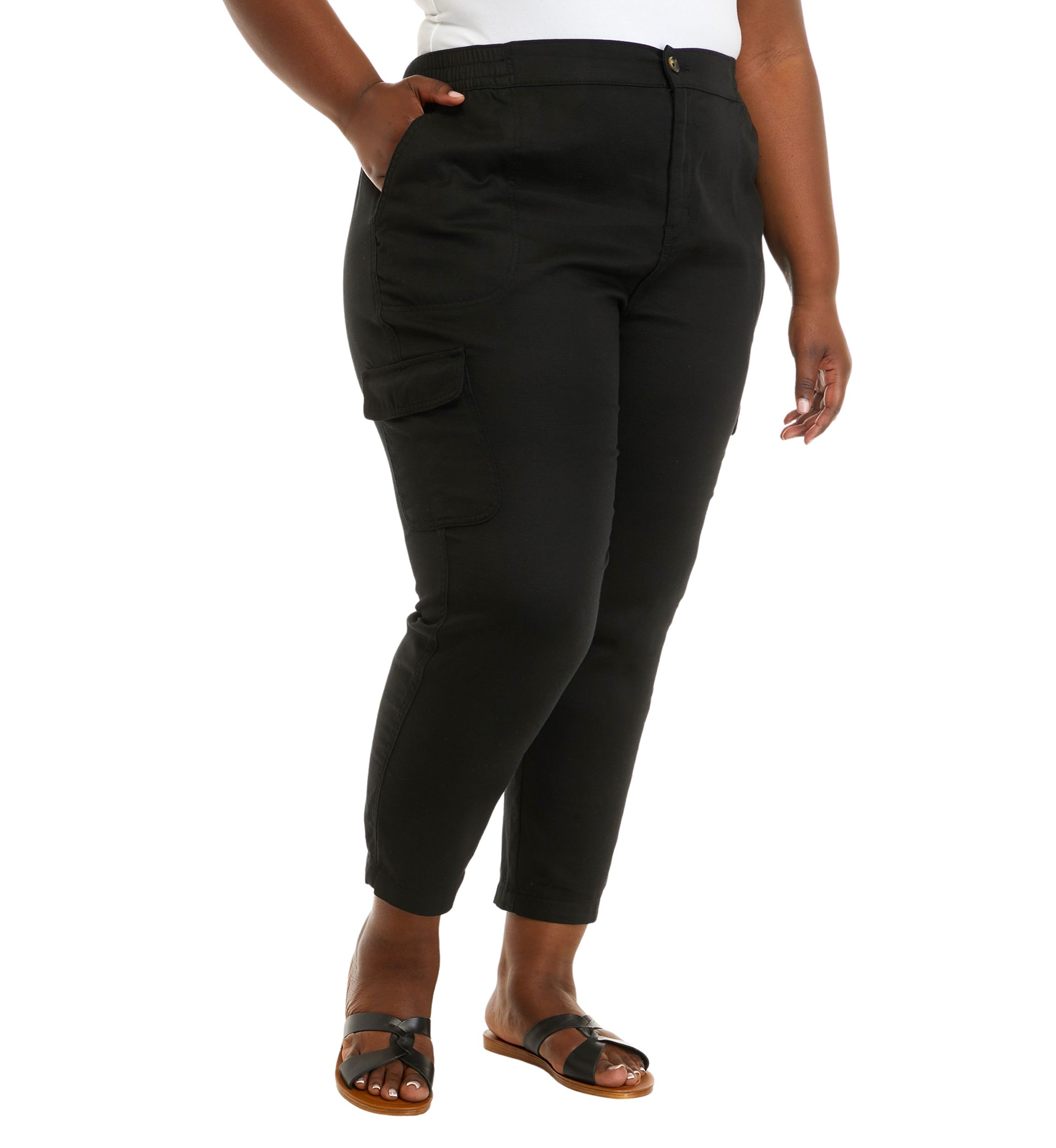 Plus Size Relaxed Cargo Pants