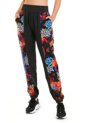 ZELOS, Pants & Jumpsuits, Zelos Activewear Leggings Pop Art Polka Dot  Floral Abstract Pink Blue Green 3x