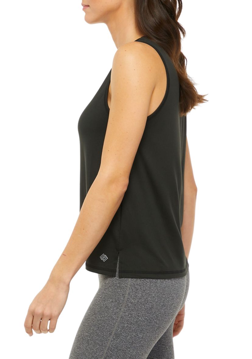 Sleeveless Tie Ruched Tank 