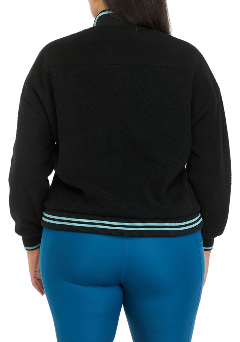 Plus Size Quarter Zip Pullover