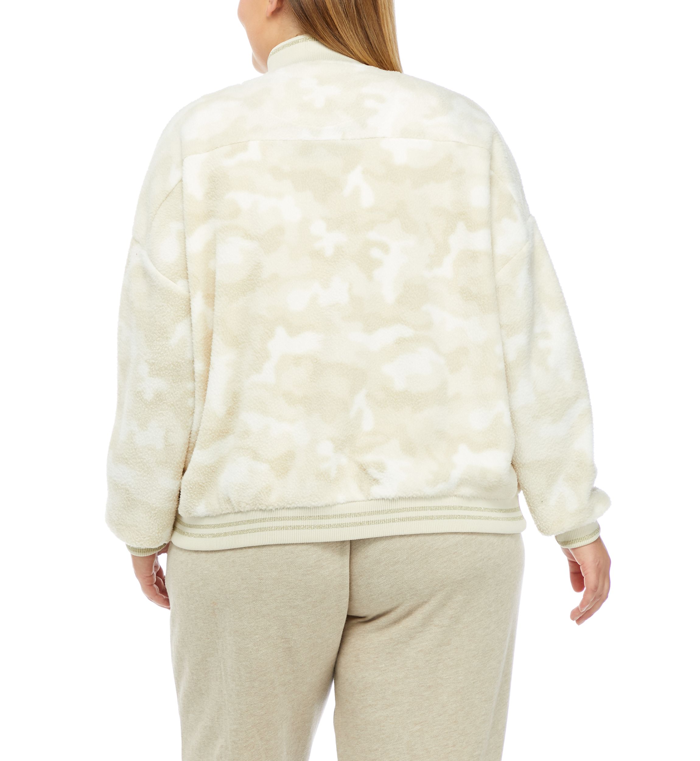 Plus SIze Quarter Zip Pullover