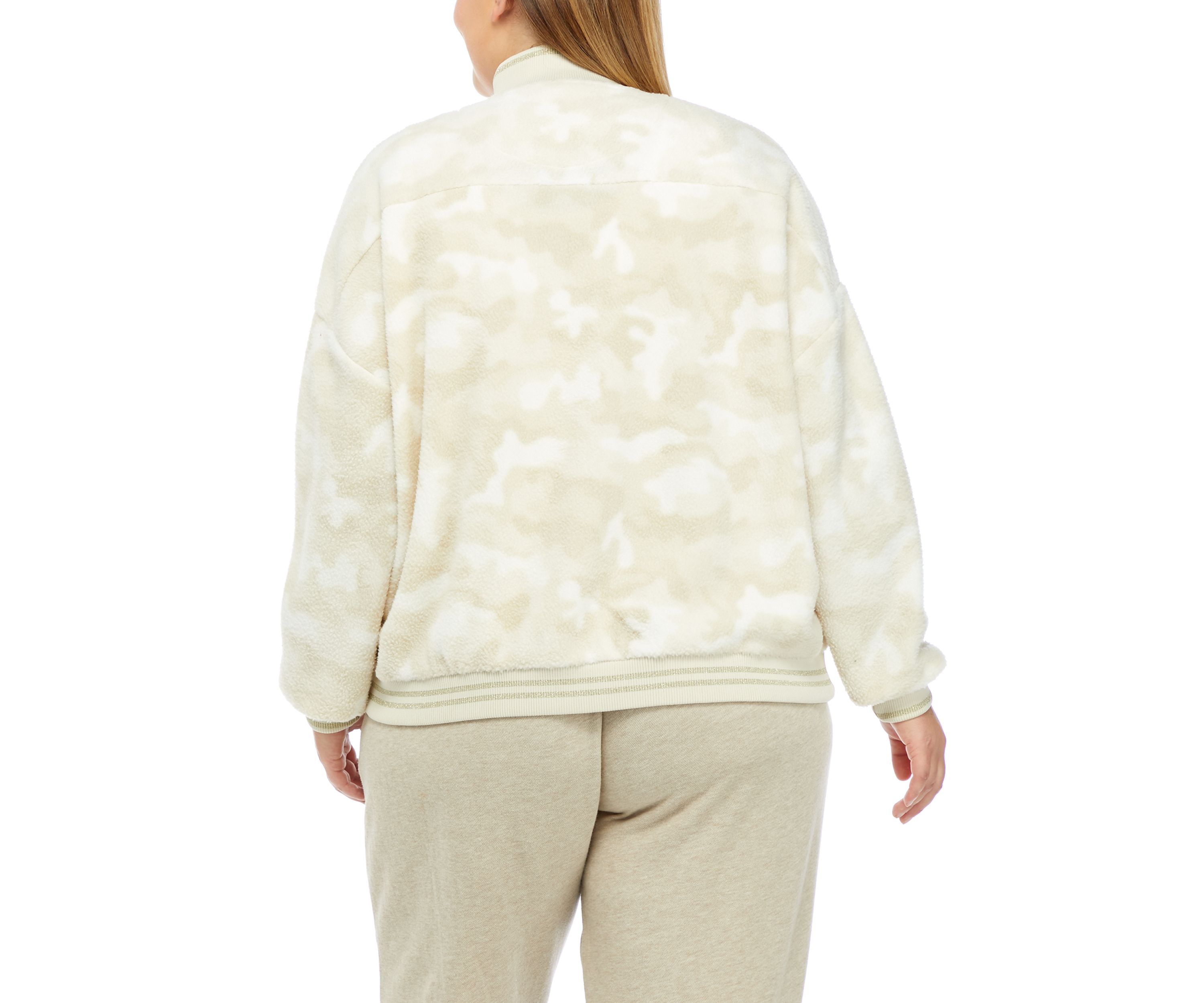 Plus SIze Quarter Zip Pullover