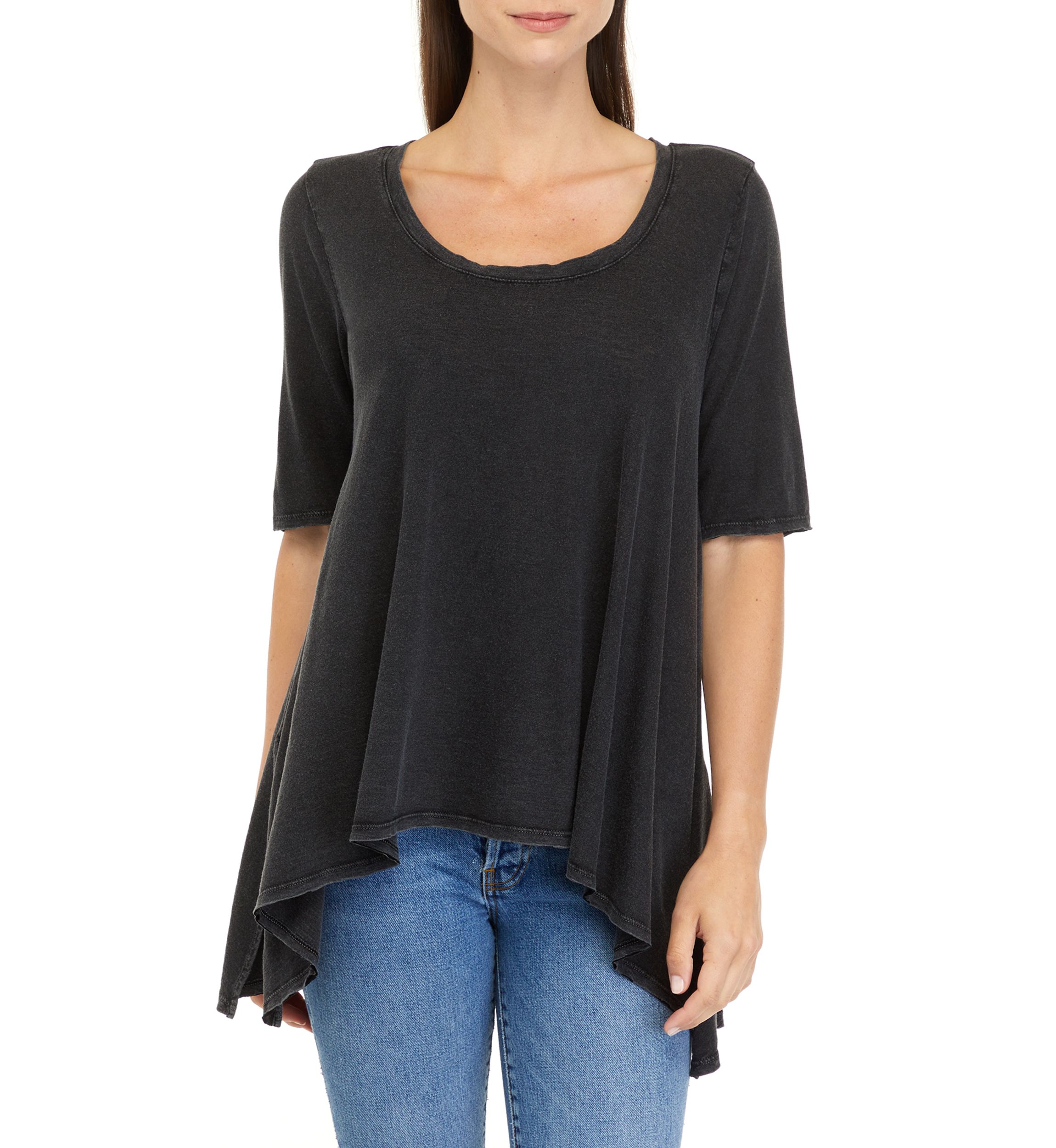 Womens Elbow Sleeve Top