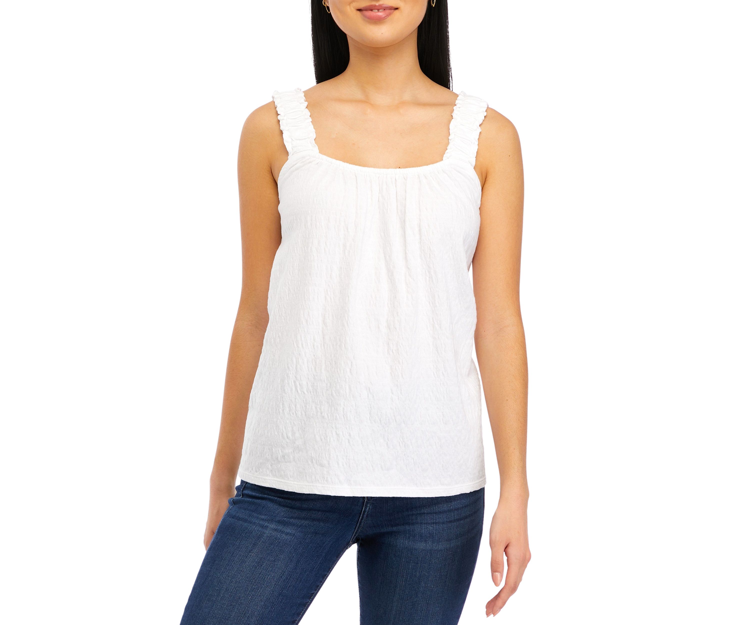 Womens Sleeveless Swing Tank Top