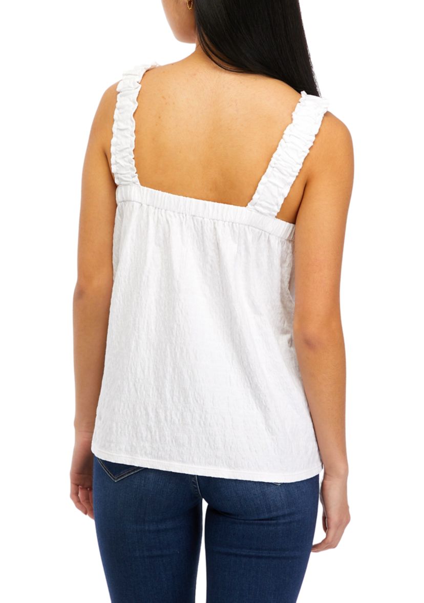 Womens Sleeveless Swing Tank Top