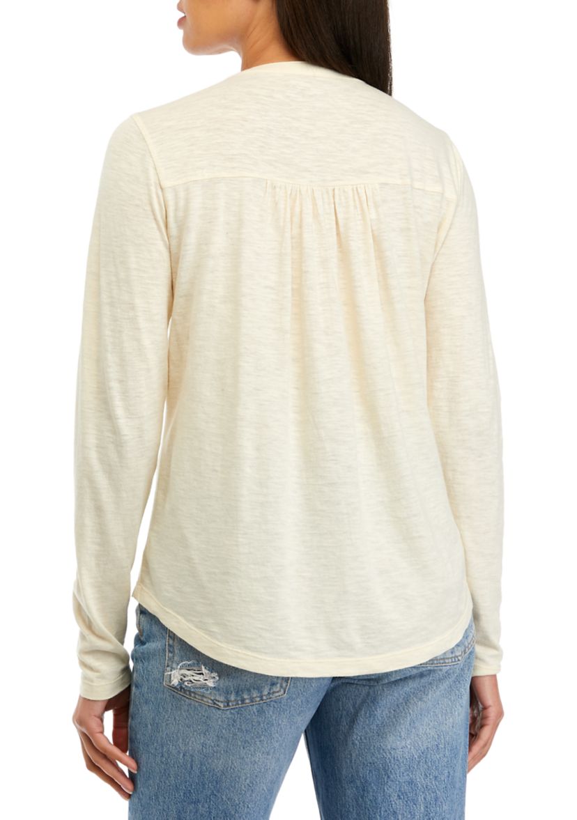 Womens Pintuck Top