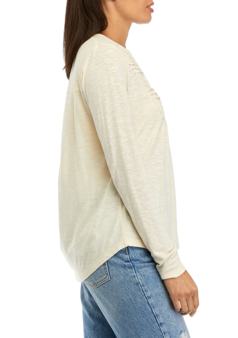 Womens Pintuck Top