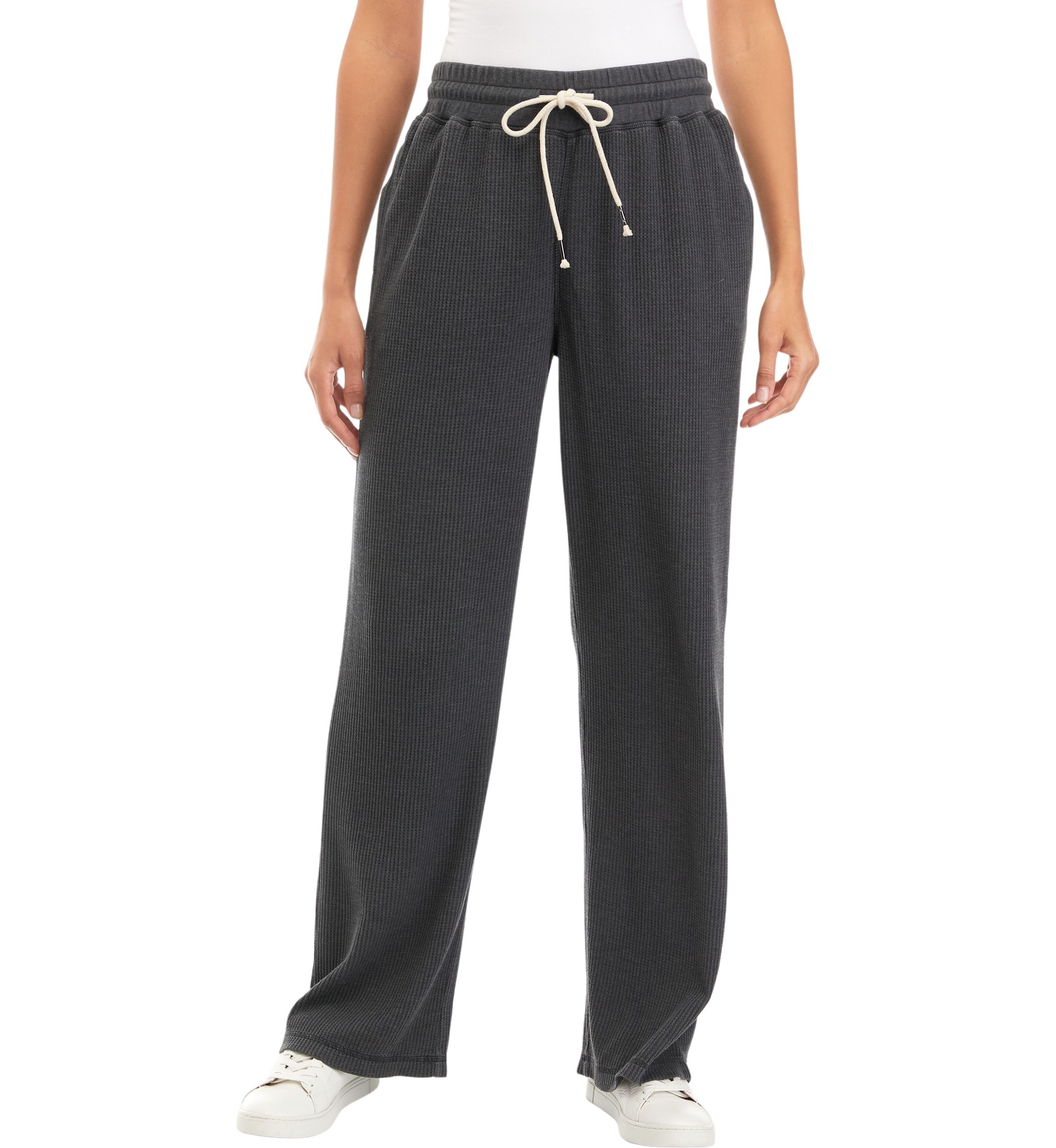 Womens Knit Wide Leg Pants