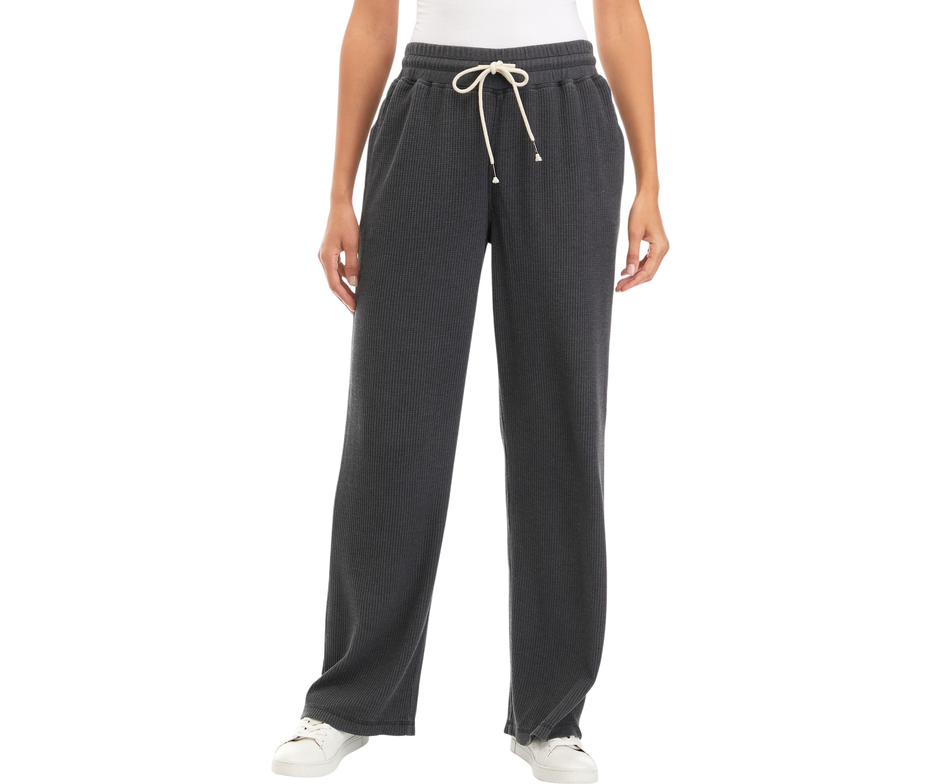 Womens Knit Wide Leg Pants