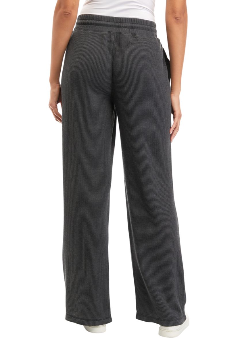 Womens Knit Wide Leg Pants