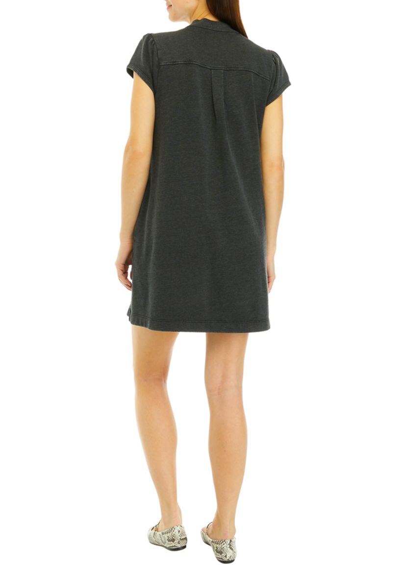 Womens Lace Up Mini Dress