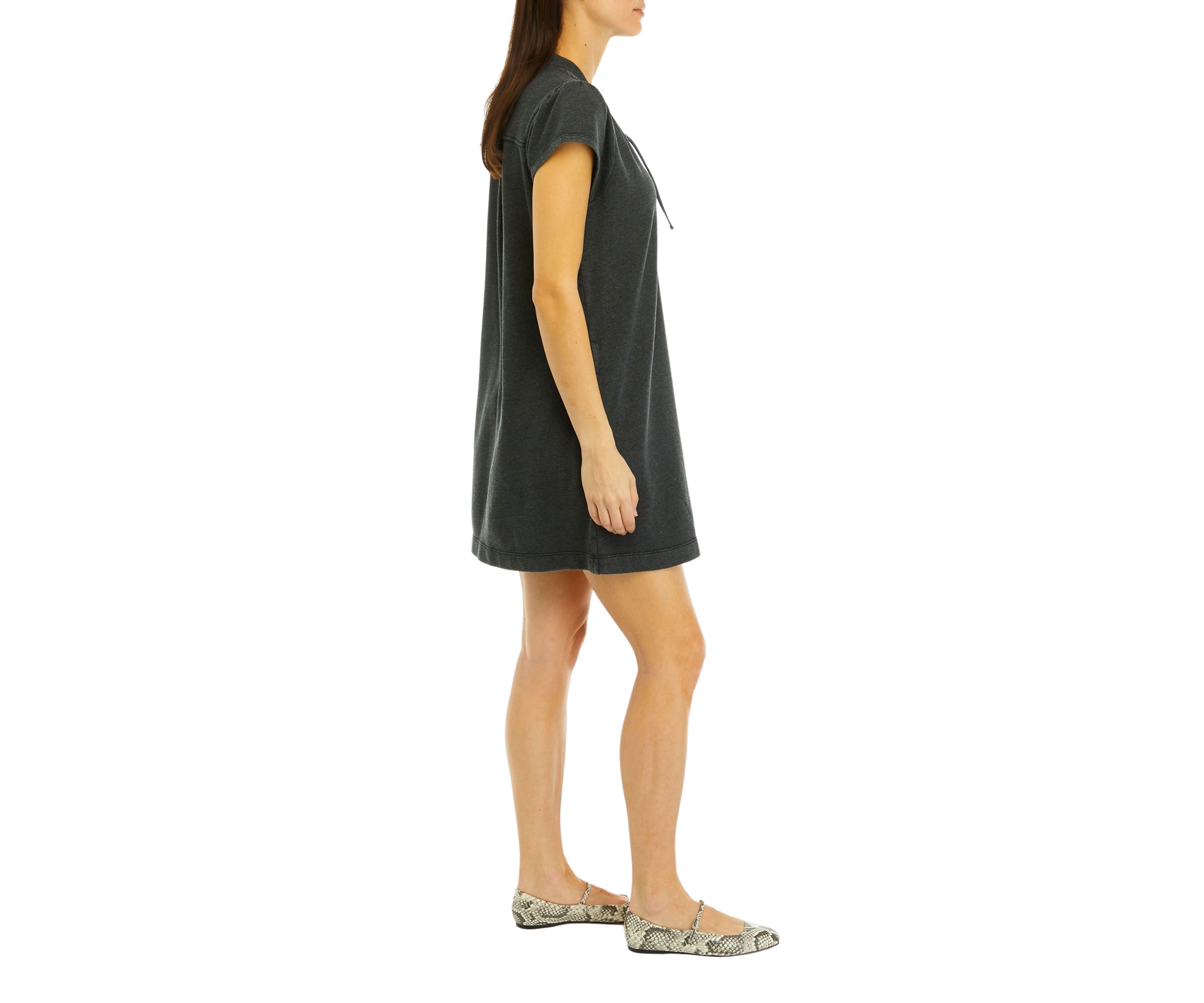 Womens Lace Up Mini Dress
