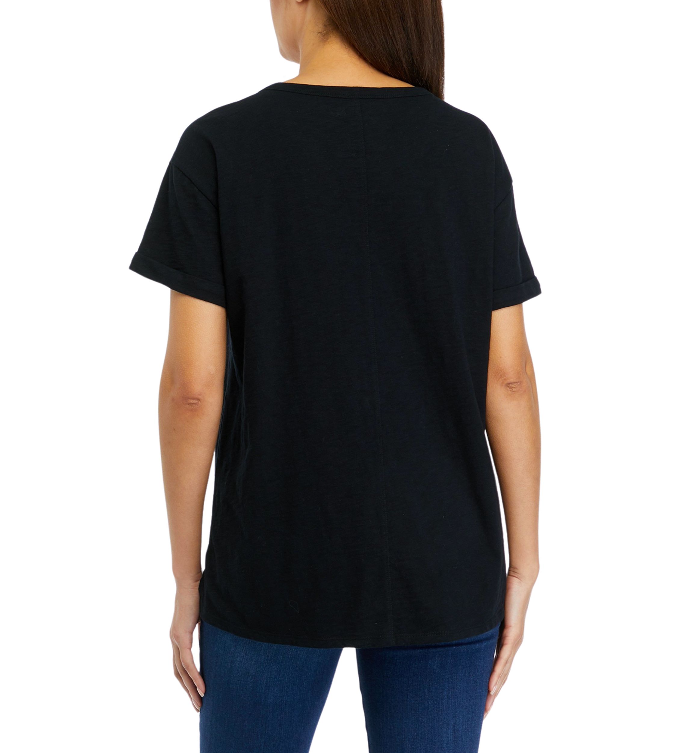 Womens Vintage Boyfriend Pocket T-Shirt