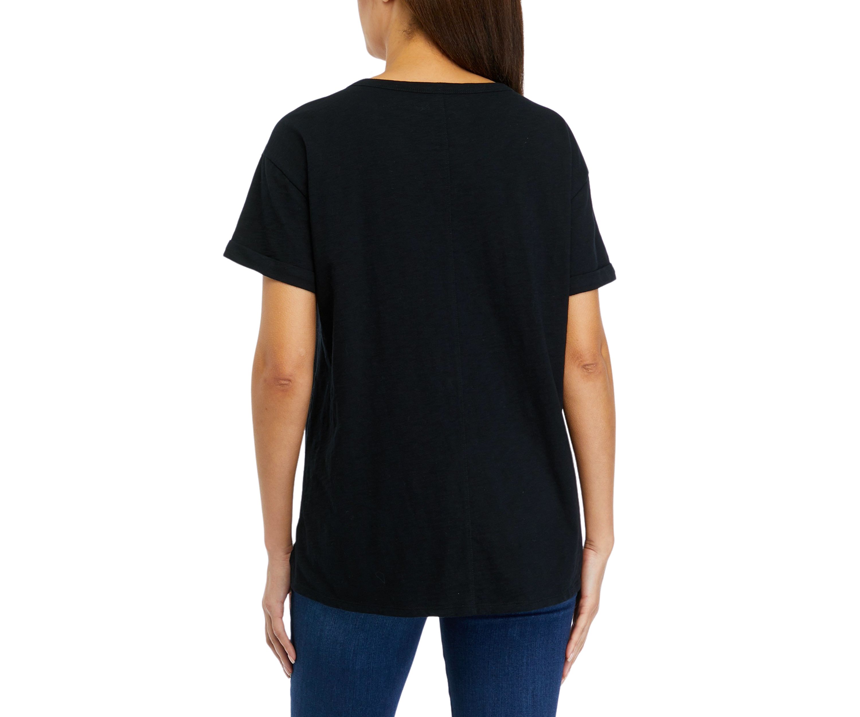Womens Vintage Boyfriend Pocket T-Shirt