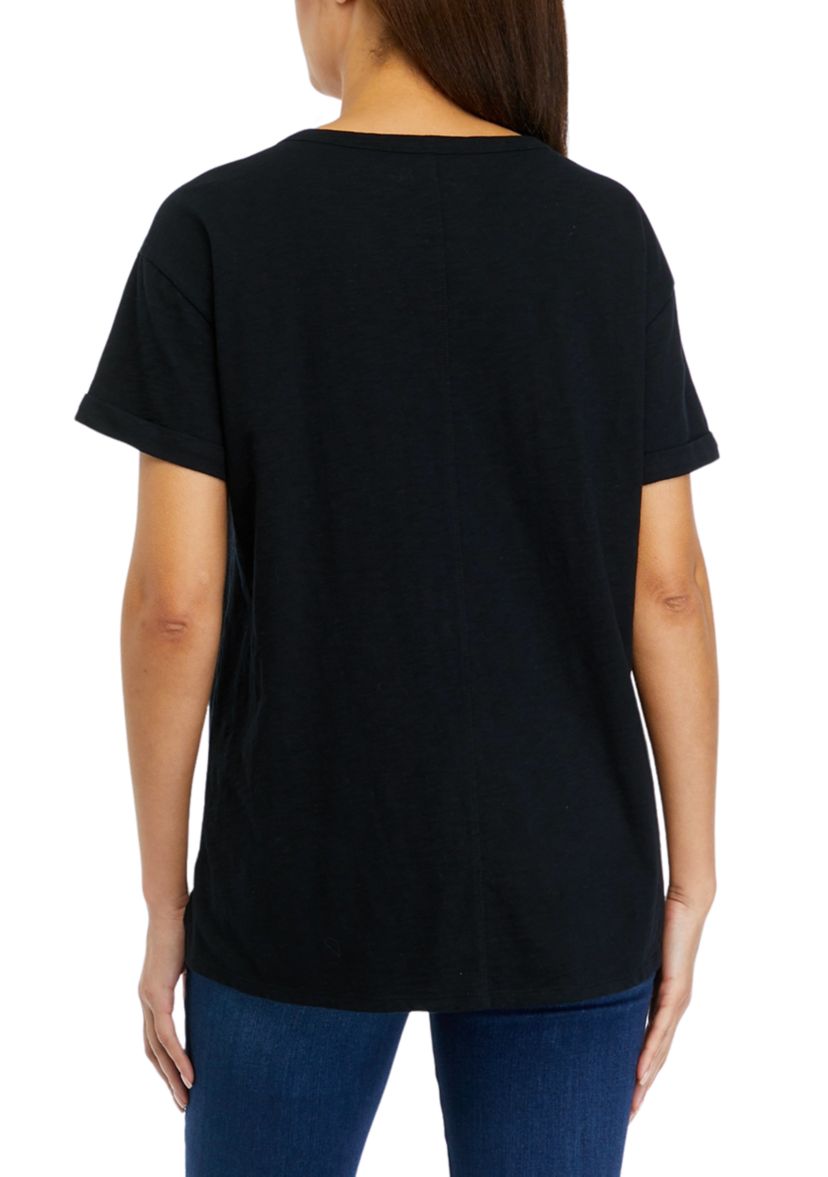 Womens Vintage Boyfriend Pocket T-Shirt