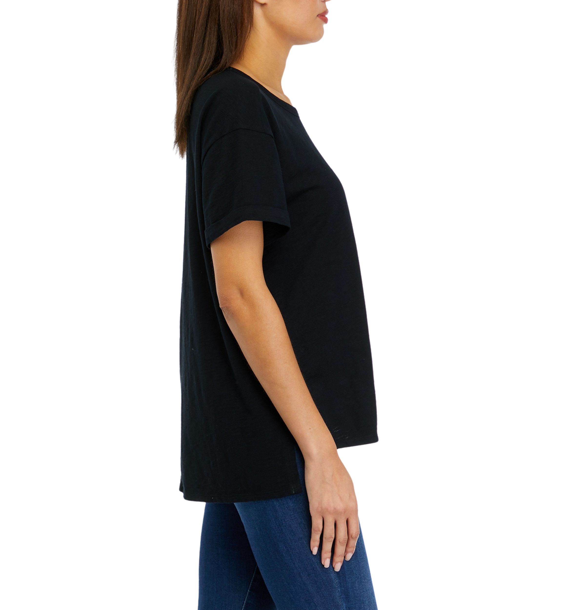 Womens Vintage Boyfriend Pocket T-Shirt