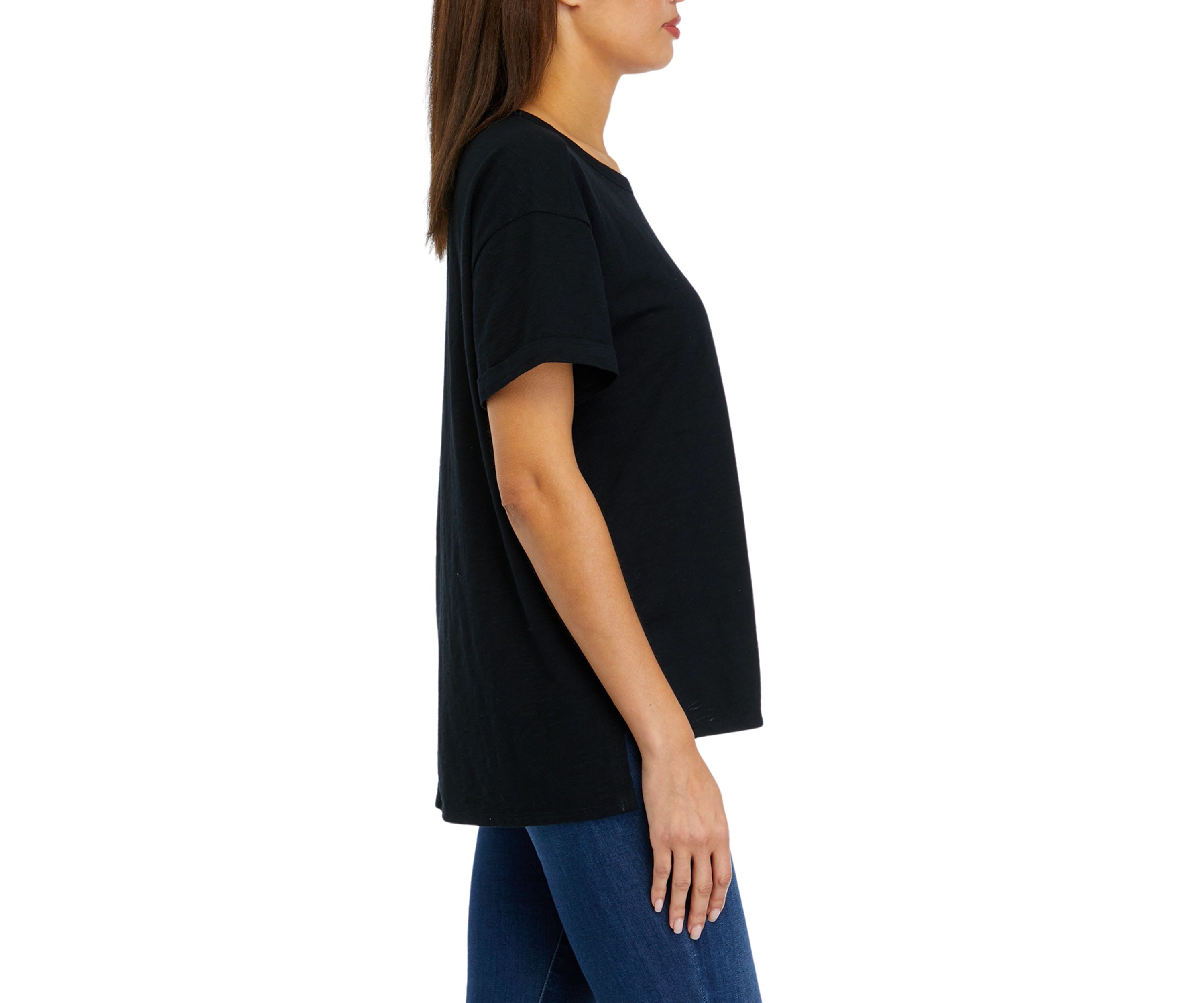 Womens Vintage Boyfriend Pocket T-Shirt