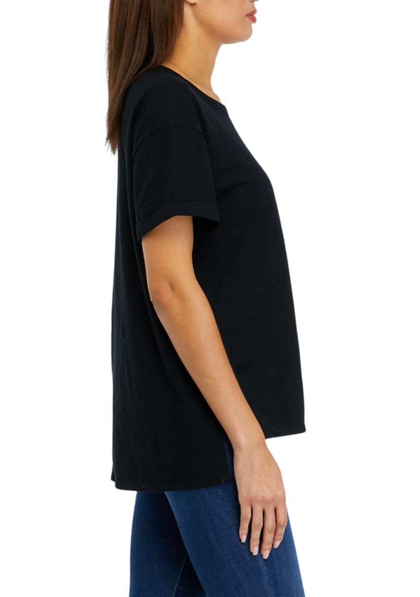 Womens Vintage Boyfriend Pocket T-Shirt