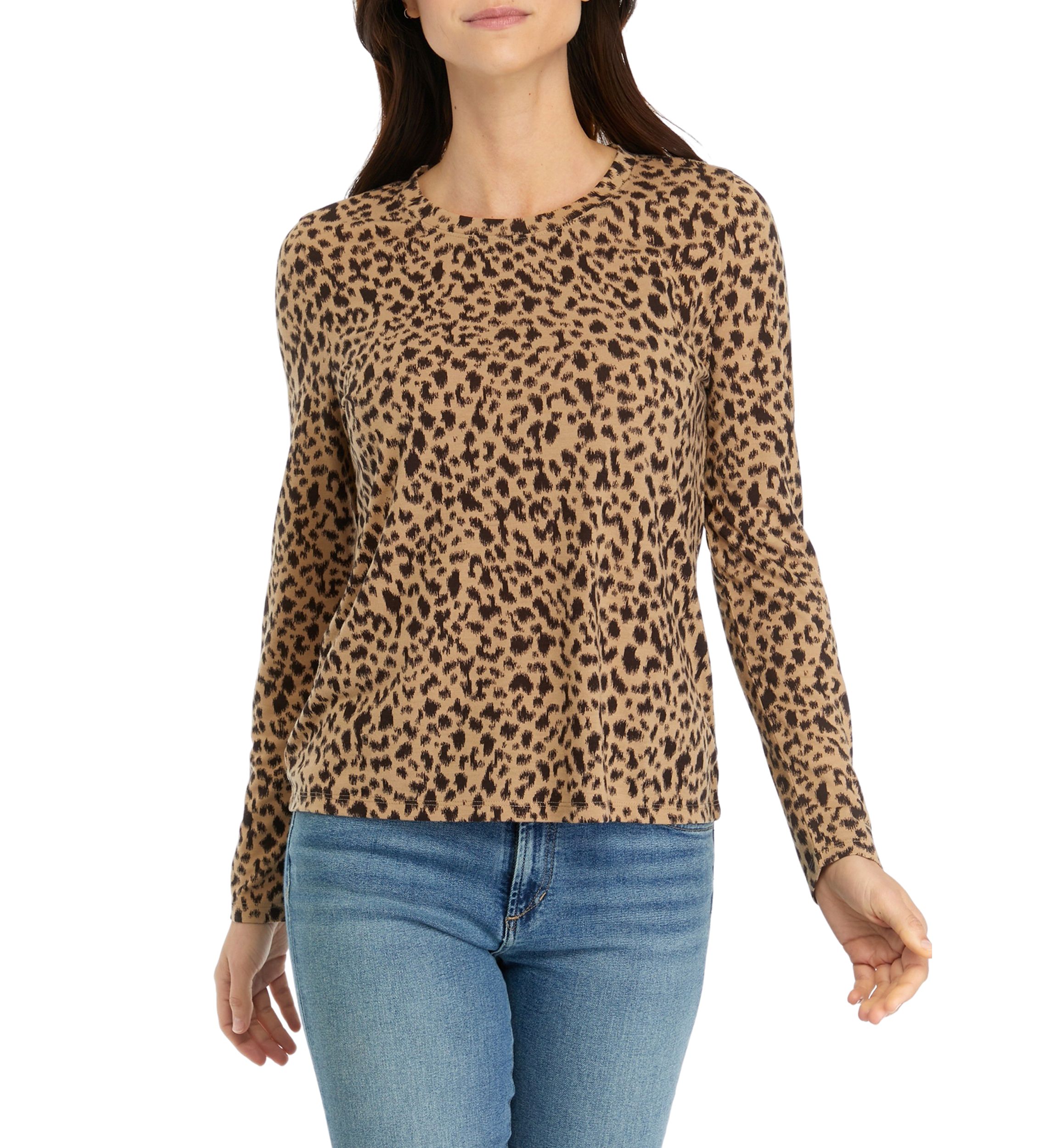 Womens Printed Long Sleeve T-Shirt