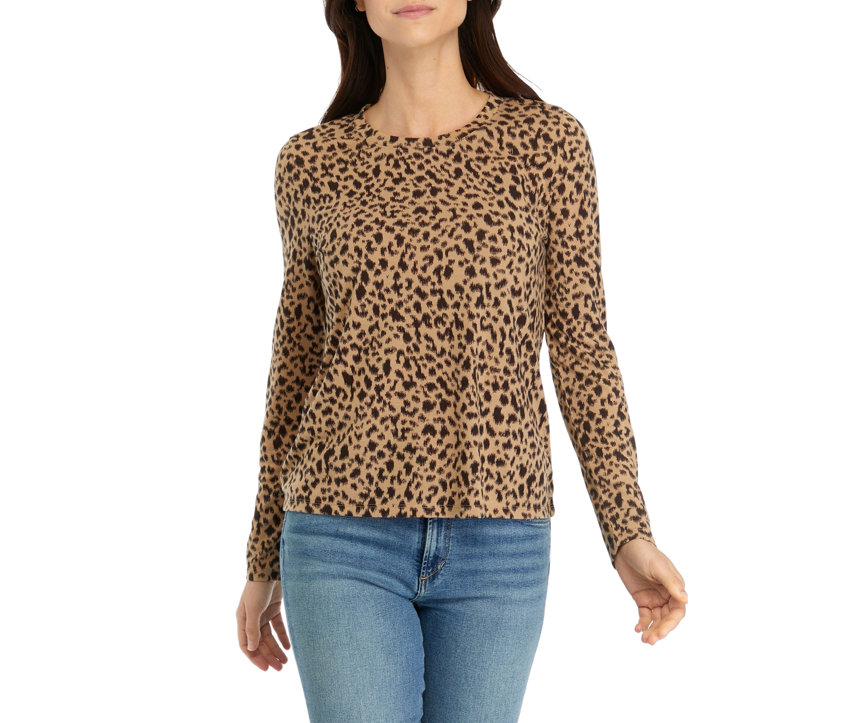 Womens Printed Long Sleeve T-Shirt