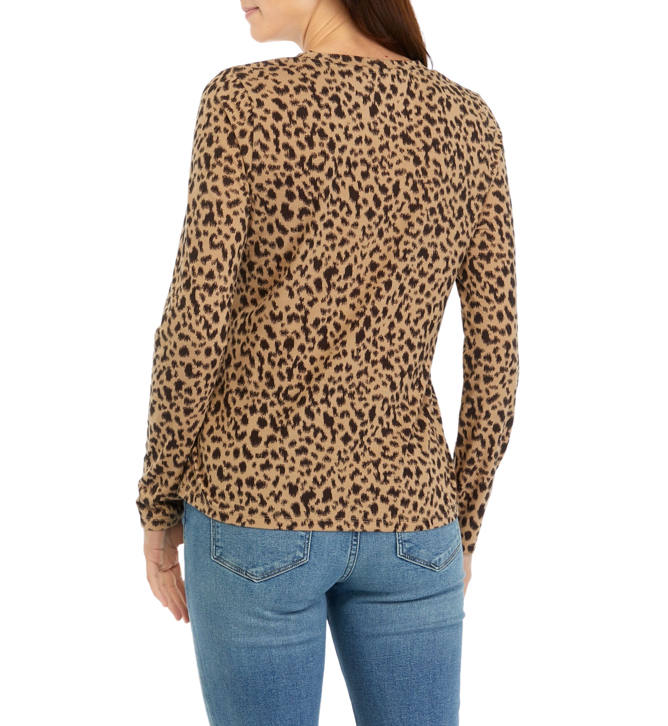 Womens Printed Long Sleeve T-Shirt