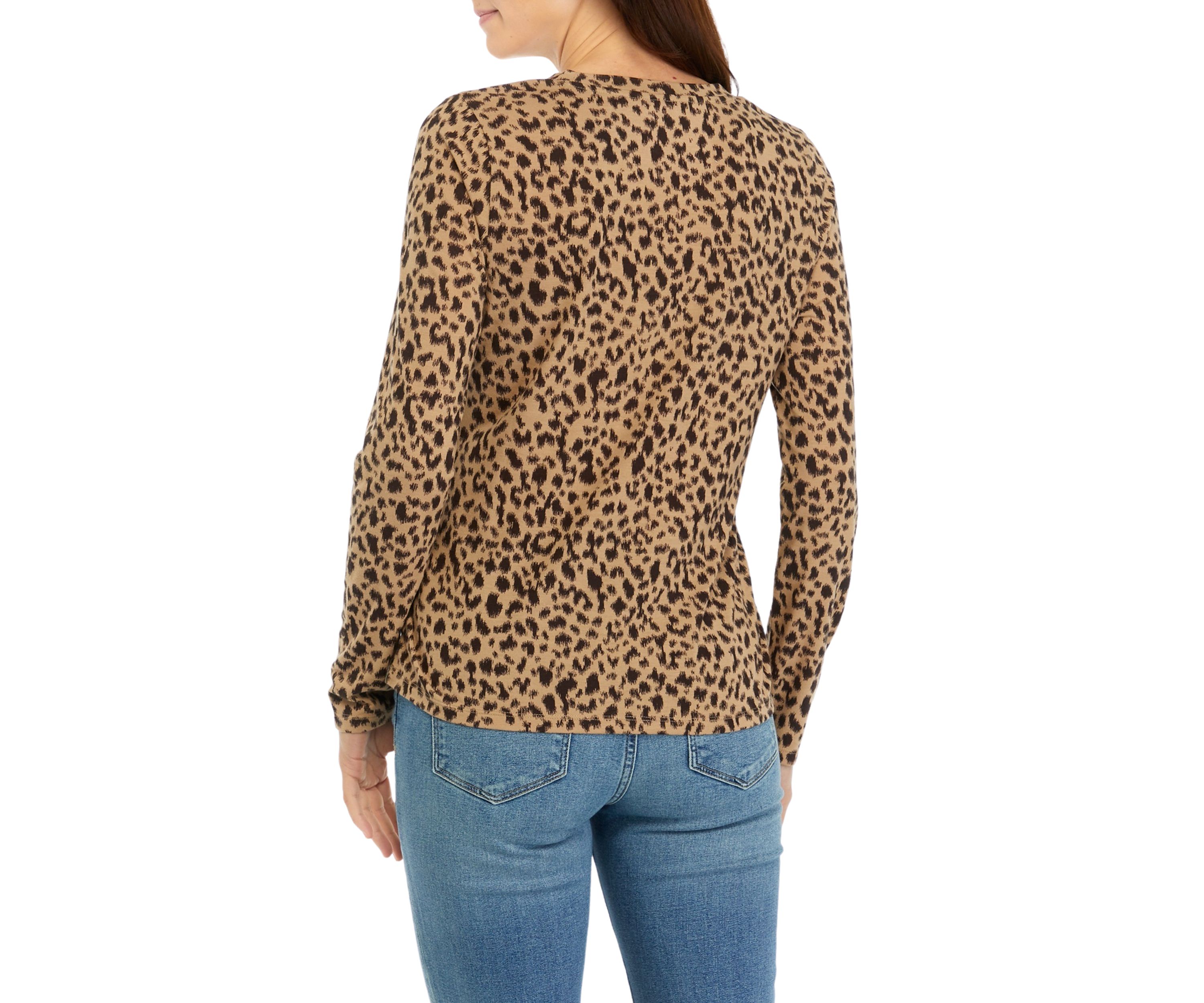 Womens Printed Long Sleeve T-Shirt