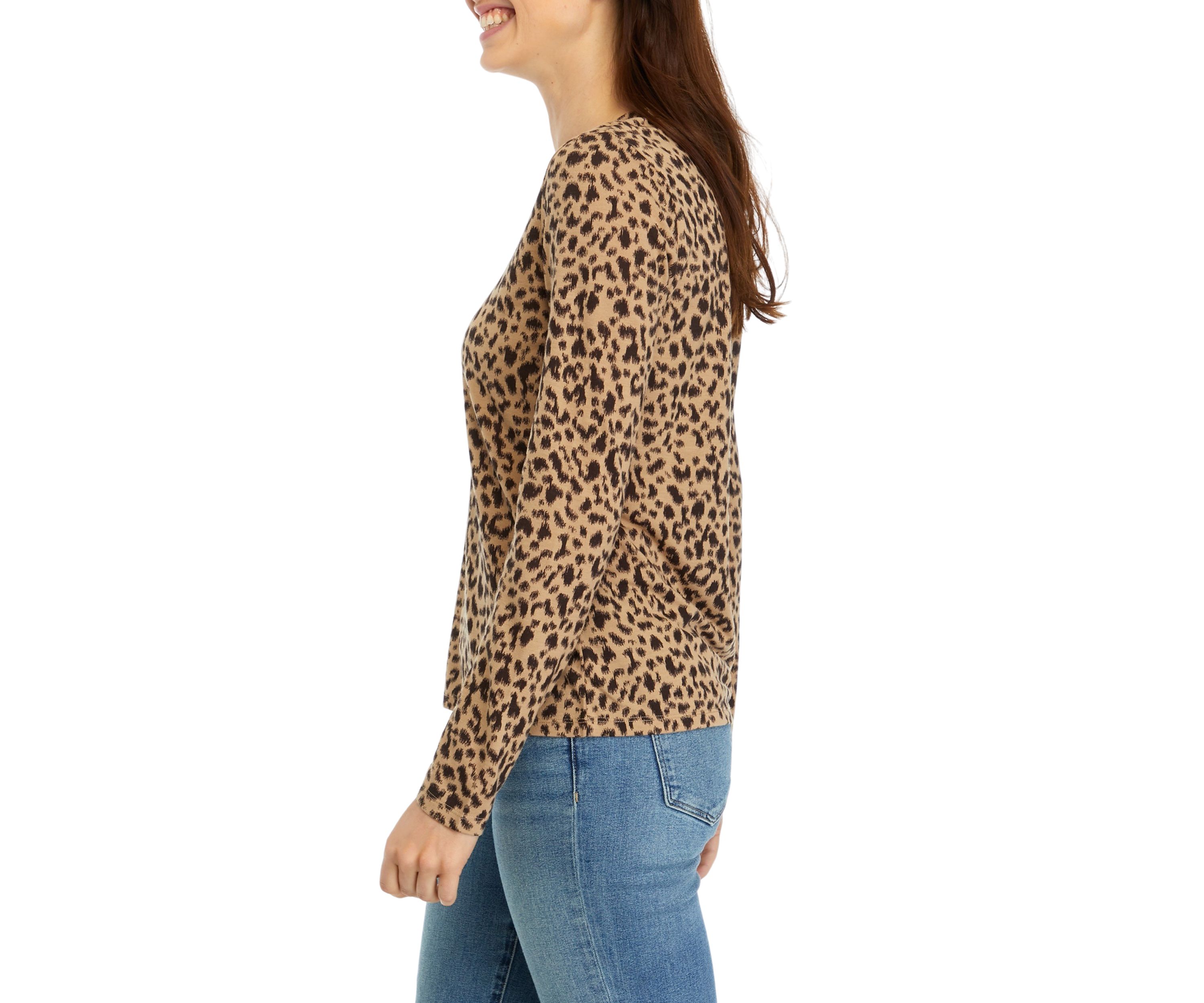 Womens Printed Long Sleeve T-Shirt