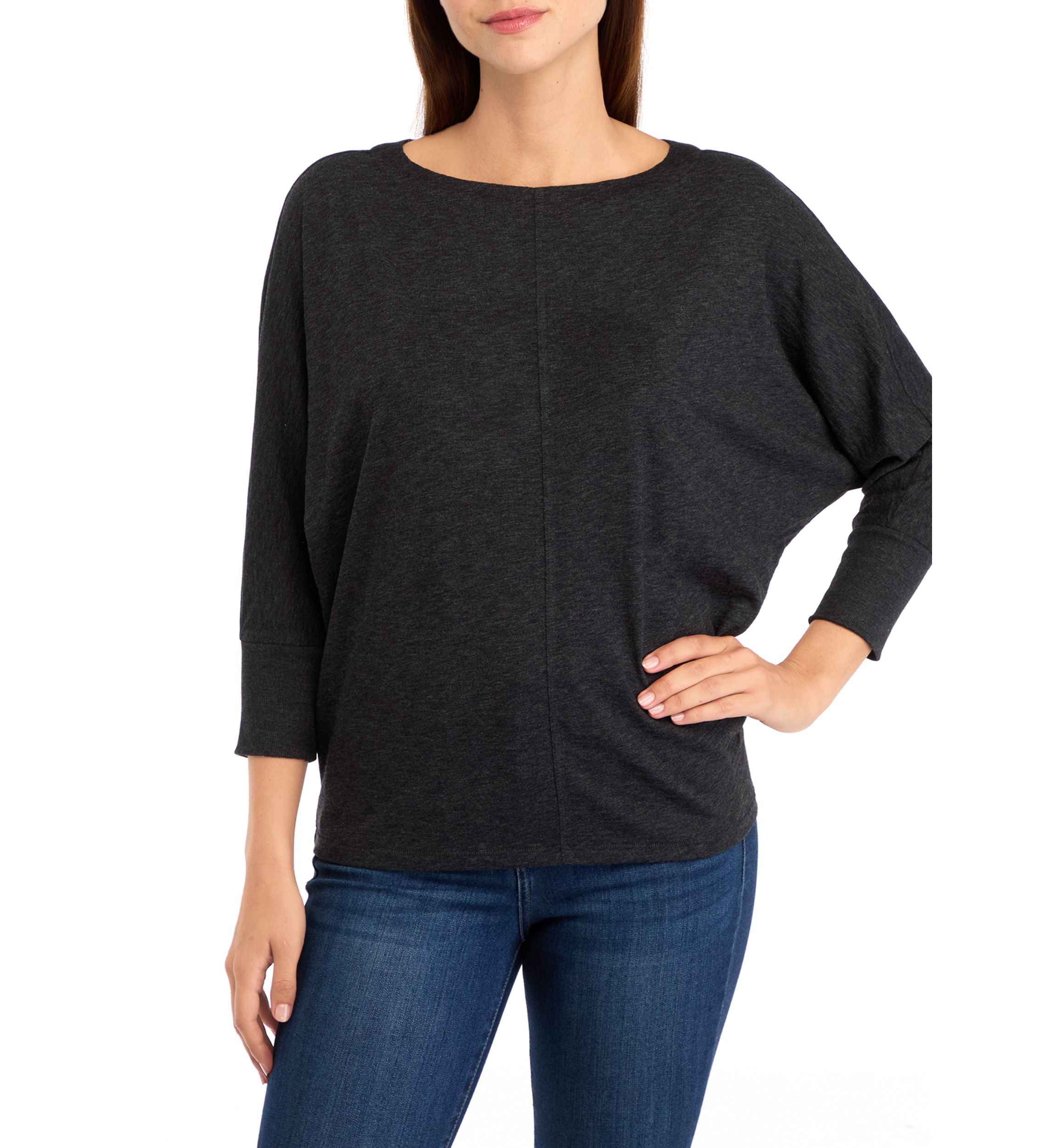 Womens 3/4 Kimono Sleeve T-Shirt 