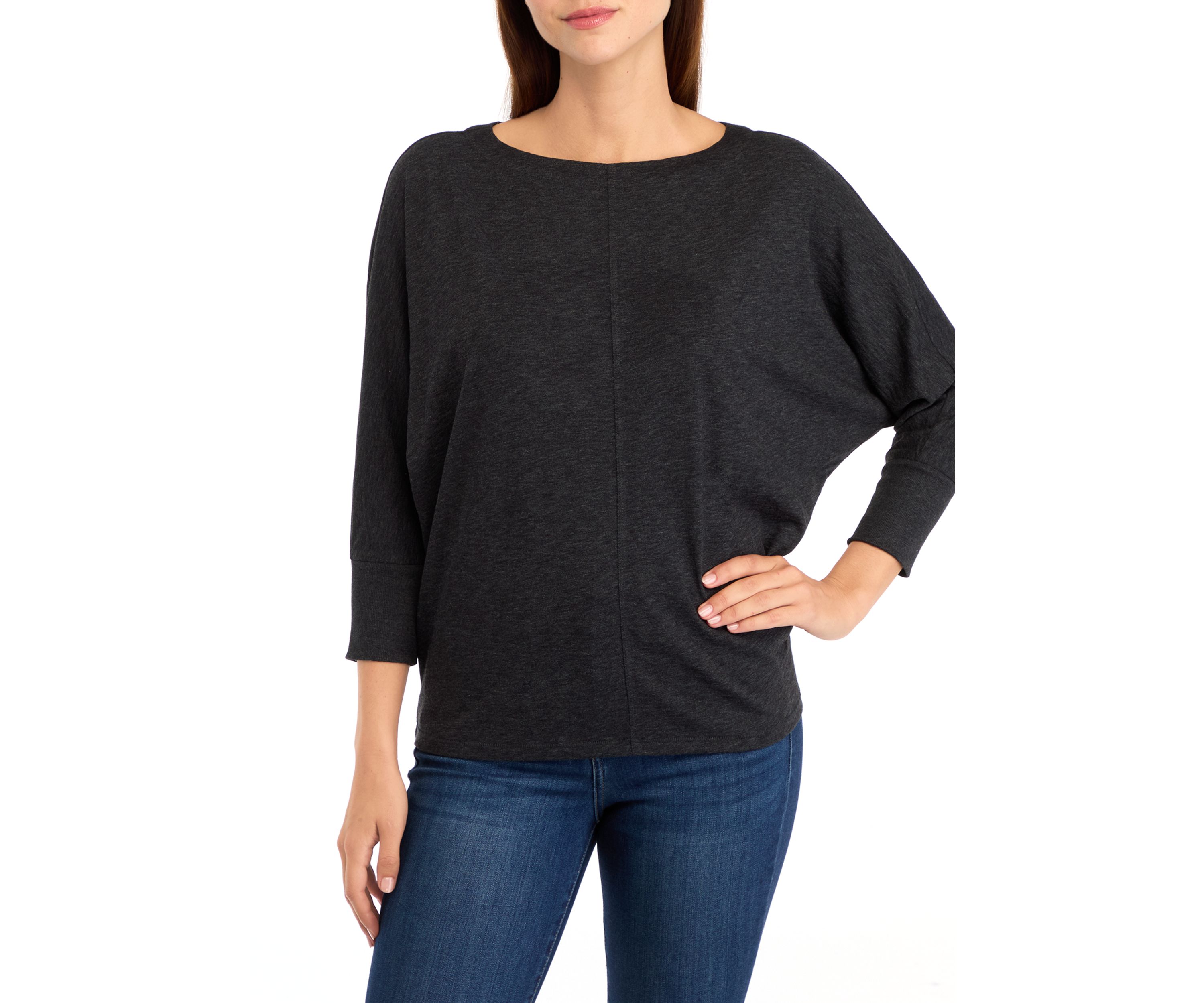 Womens 3/4 Kimono Sleeve T-Shirt 