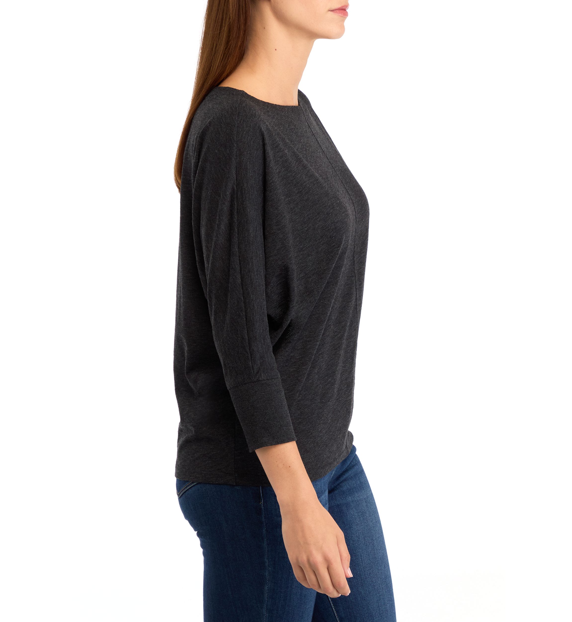 Womens 3/4 Kimono Sleeve T-Shirt 