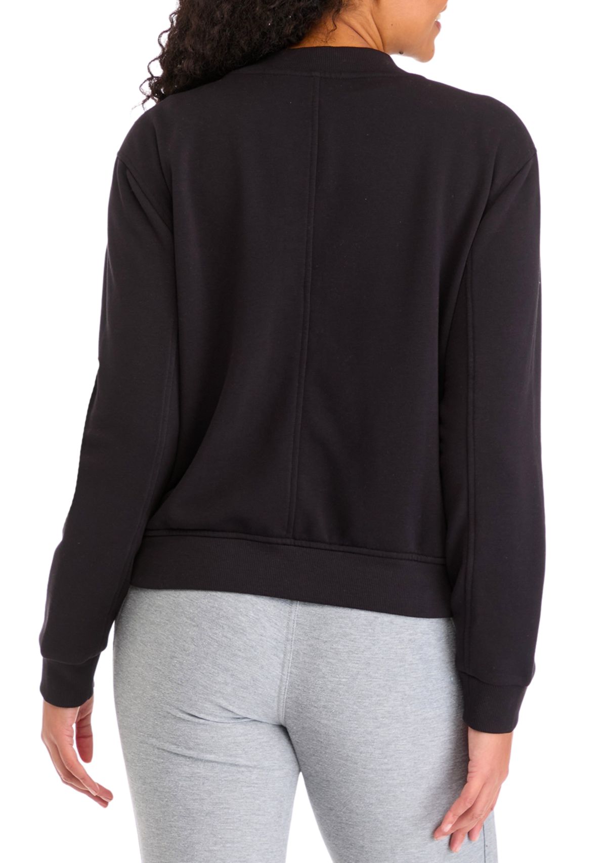 Womens Knit Bomber Jacket