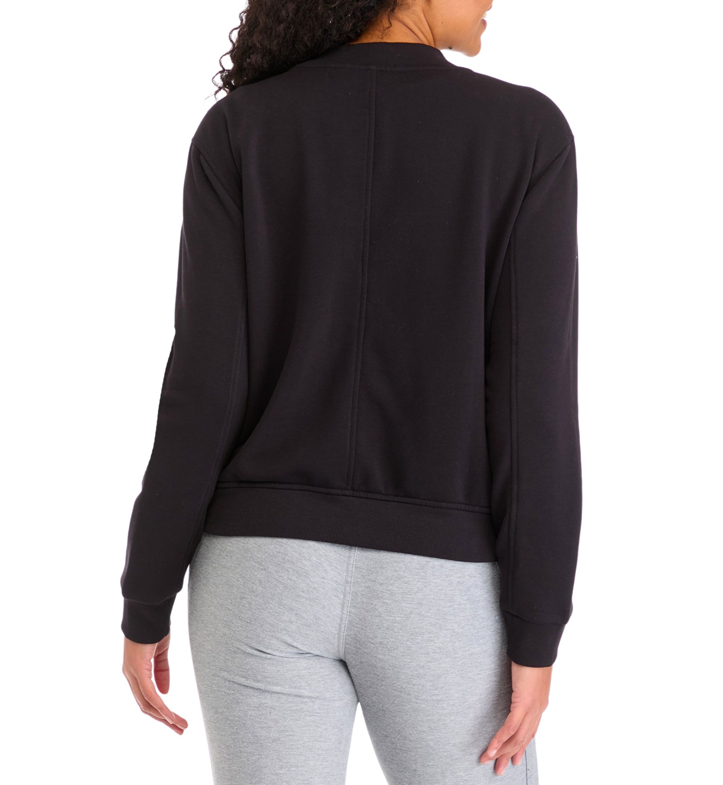 Womens Knit Bomber Jacket