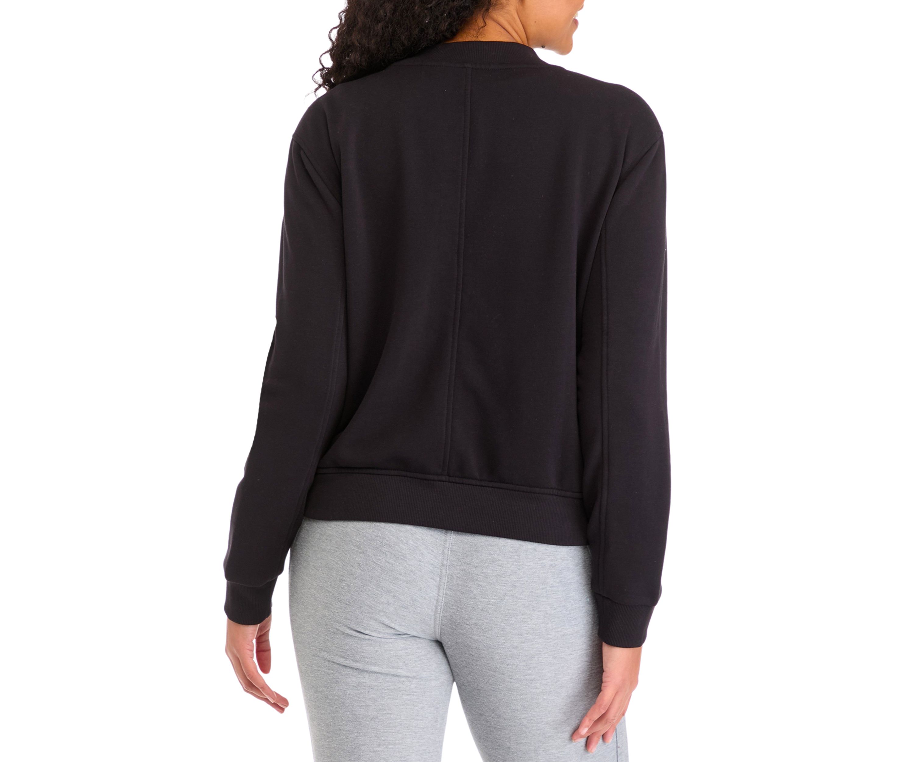 Womens Knit Bomber Jacket