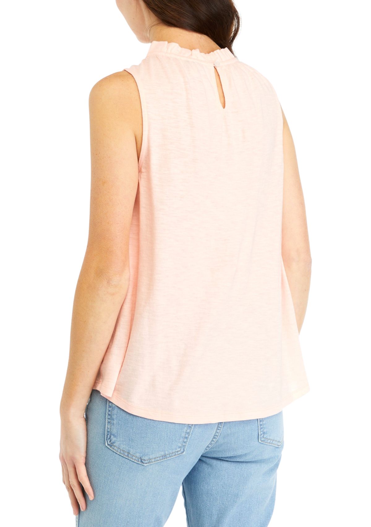 Womens Ruffle Neck Blouse