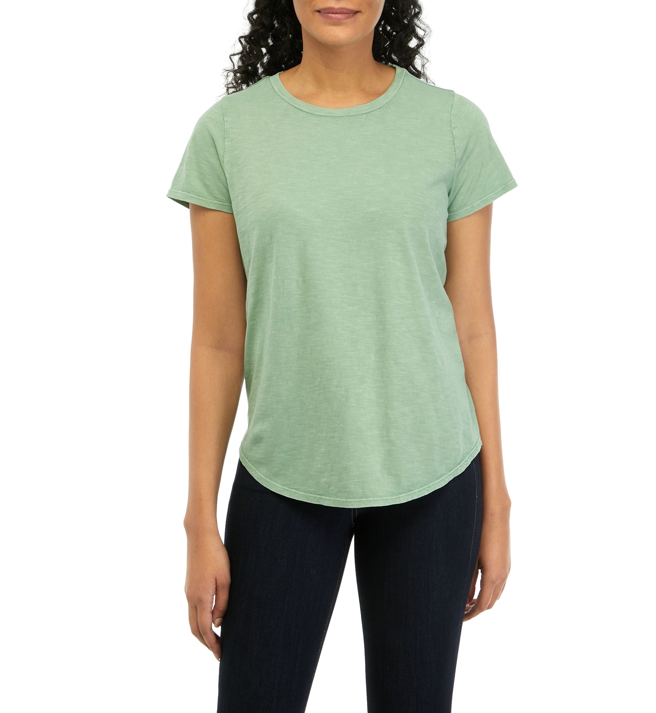 Womens Short Sleeve Crew T-Shirt 