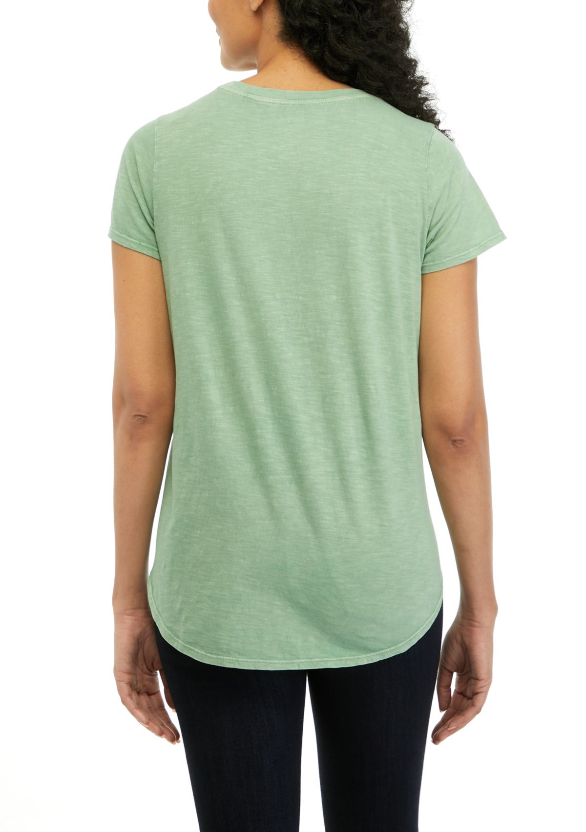 Womens Short Sleeve Crew T-Shirt 