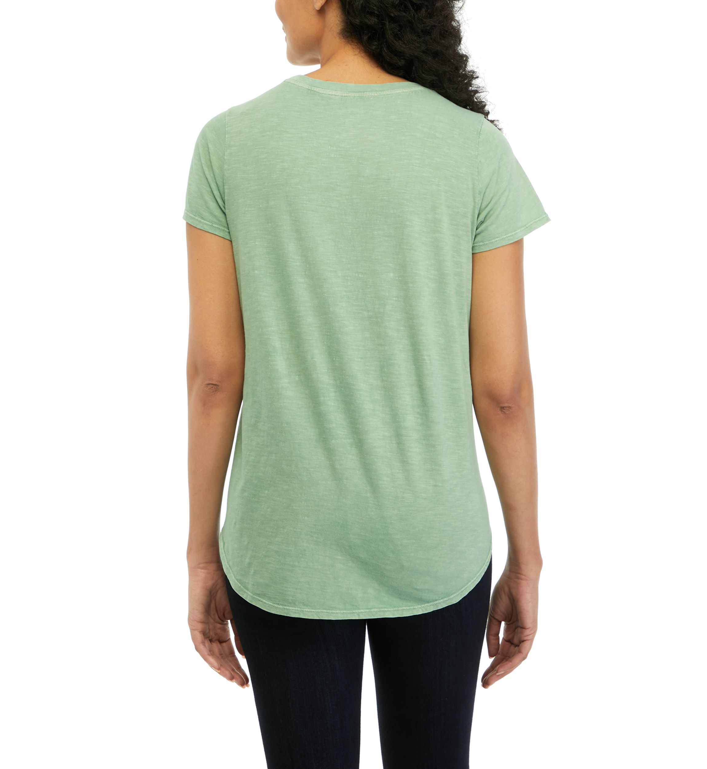Womens Short Sleeve Crew T-Shirt 