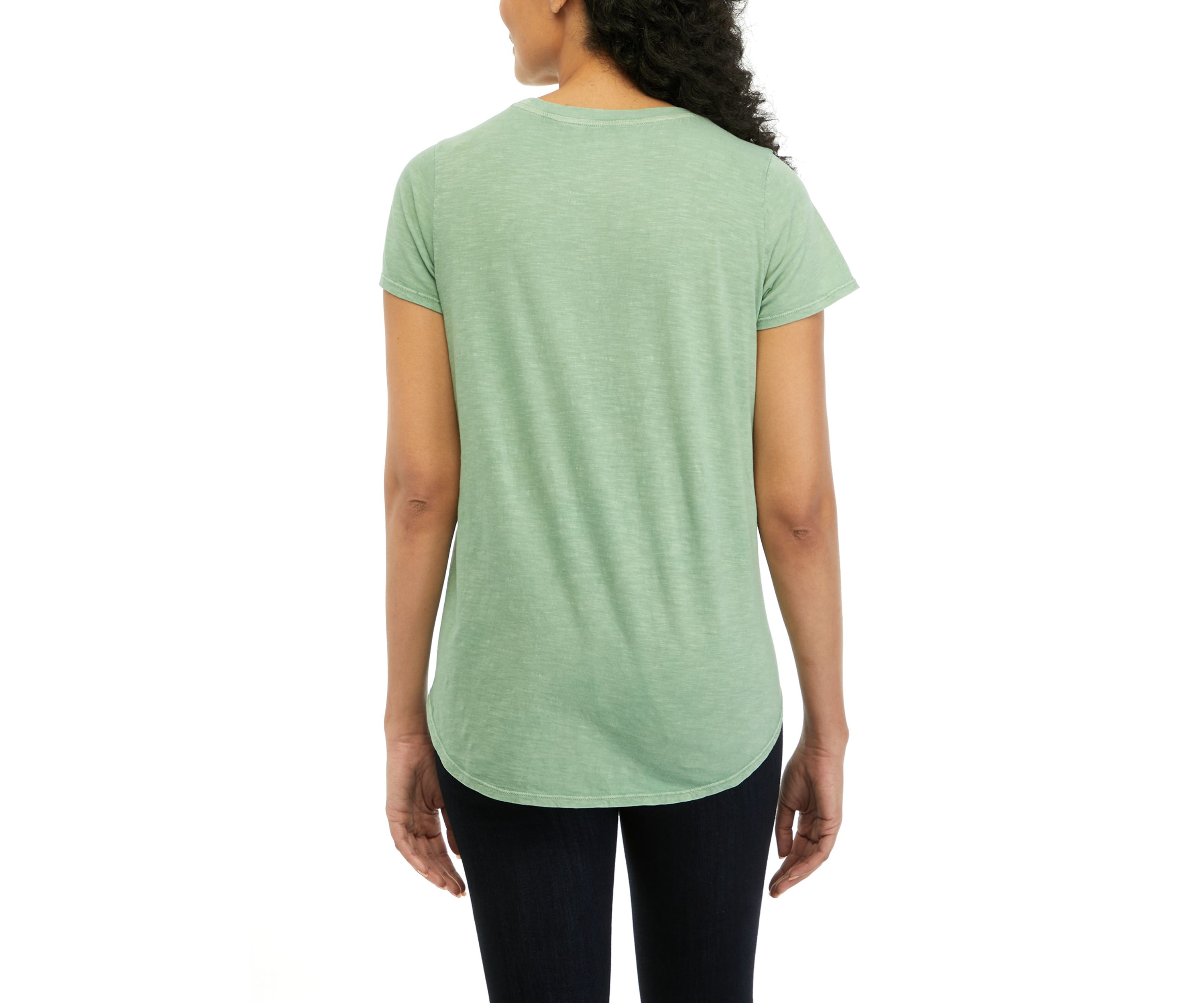 Womens Short Sleeve Crew T-Shirt 