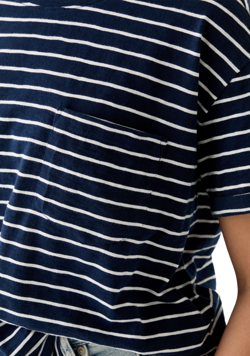 Womens Yarn Dyed Boyfriend T-Shirt